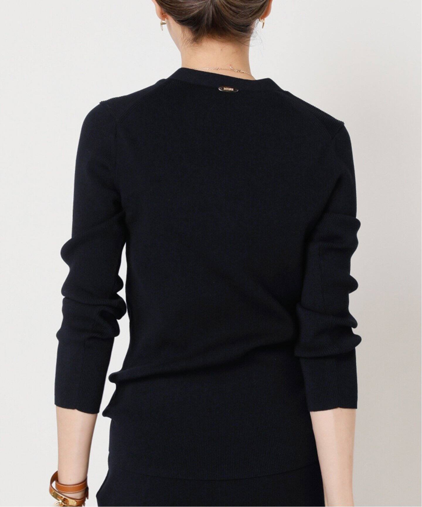 DINER RIB Vネック カーディガン（カーディガン）｜MUSE de Deuxieme  