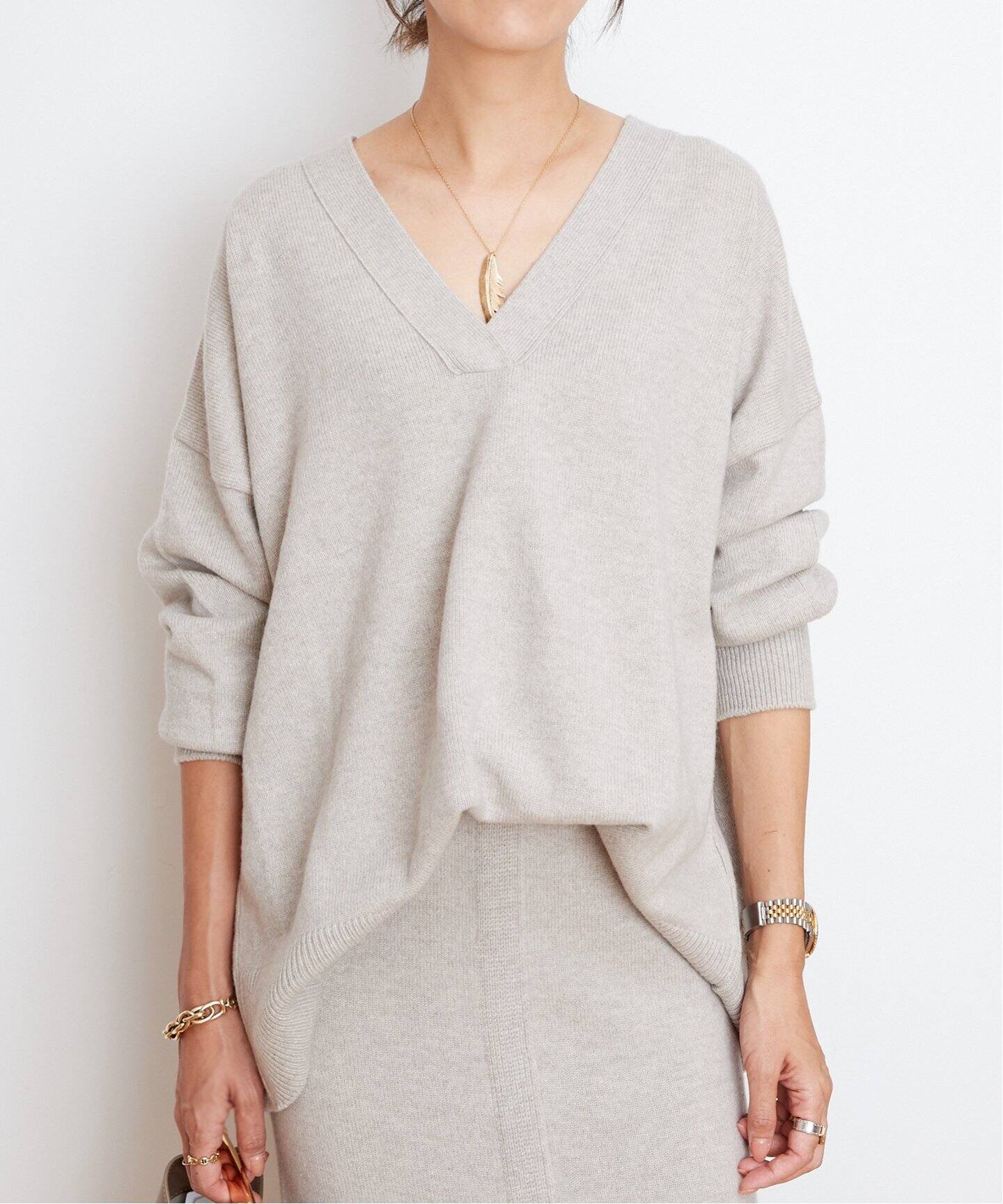 OLBIA Vネック プルオーバー（ニット／セーター）｜MUSE de Deuxieme  