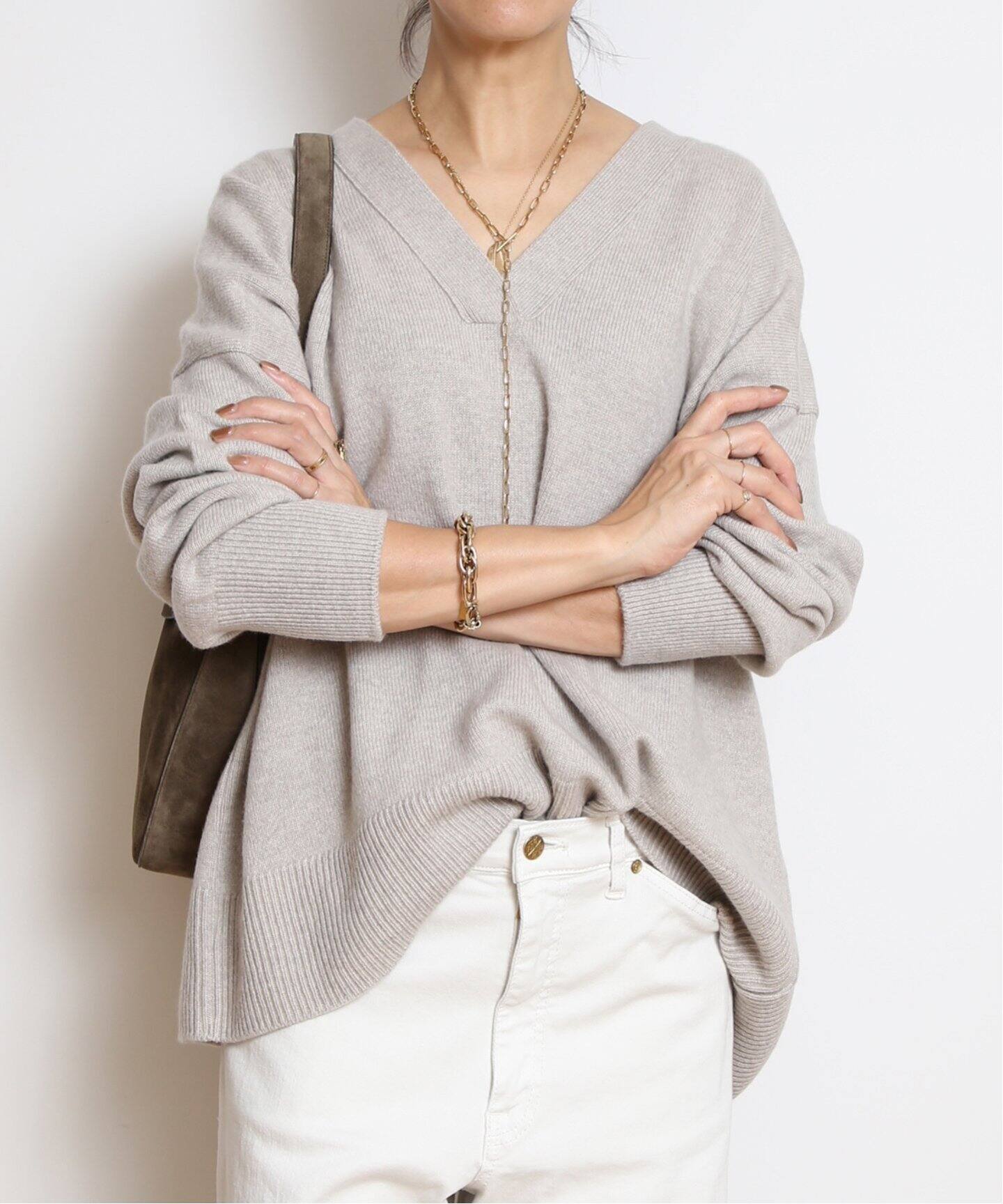 追加 OLBIA Vネックプルオーバー（ニット／セーター）｜MUSE de  