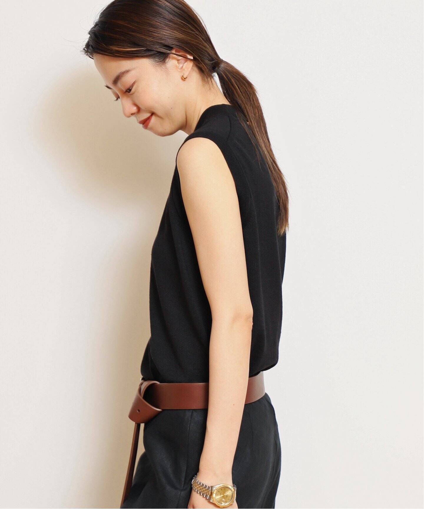 BRONZER RICH ノースリーブ（ニット／セーター）｜MUSE de Deuxieme  