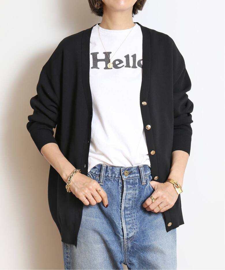 MUSE de Deuxieme Classe SMOOTH KNIT カーデ 