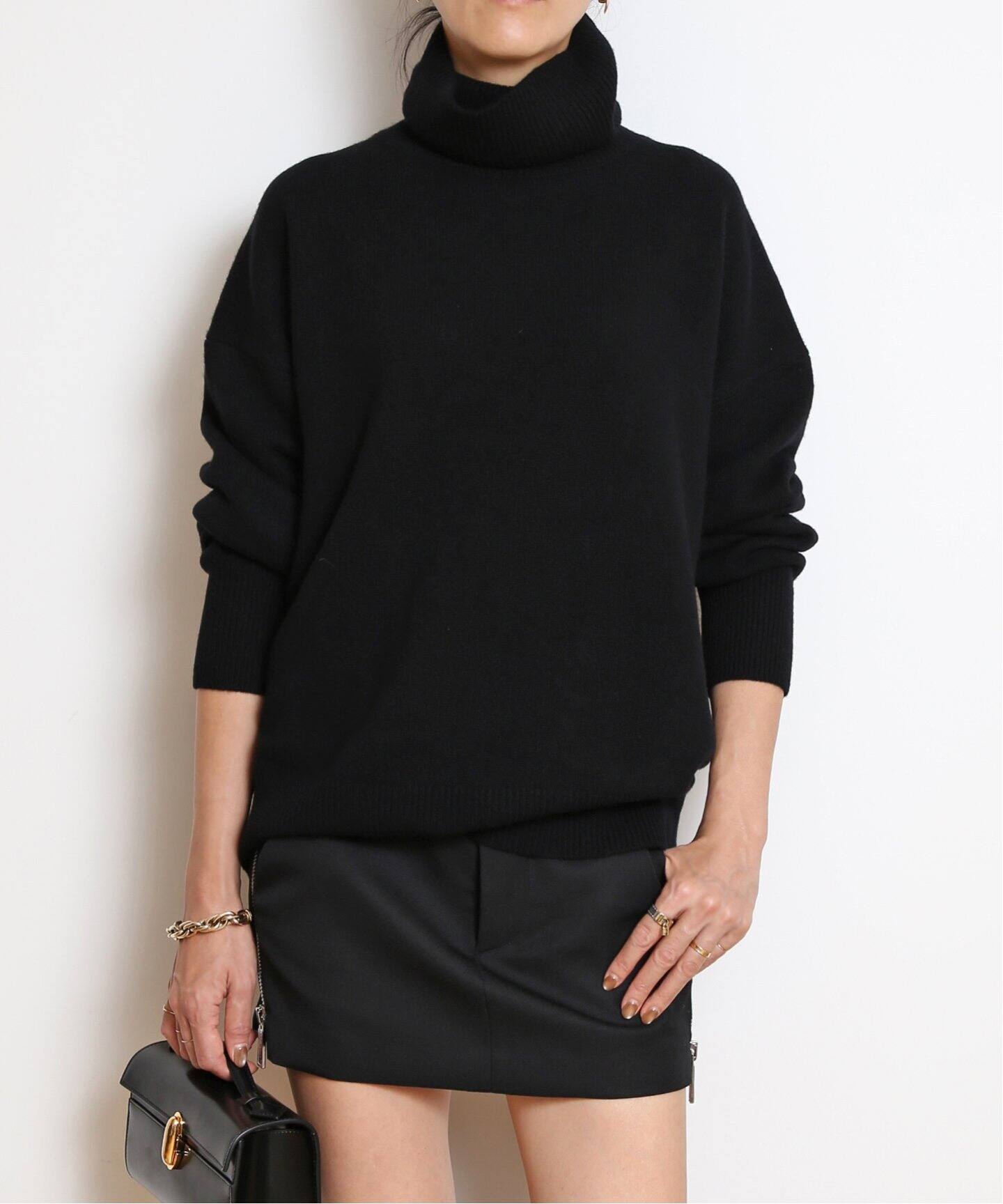 追加 ミドルゲージタートルニット（ニット／セーター）｜MUSE de  