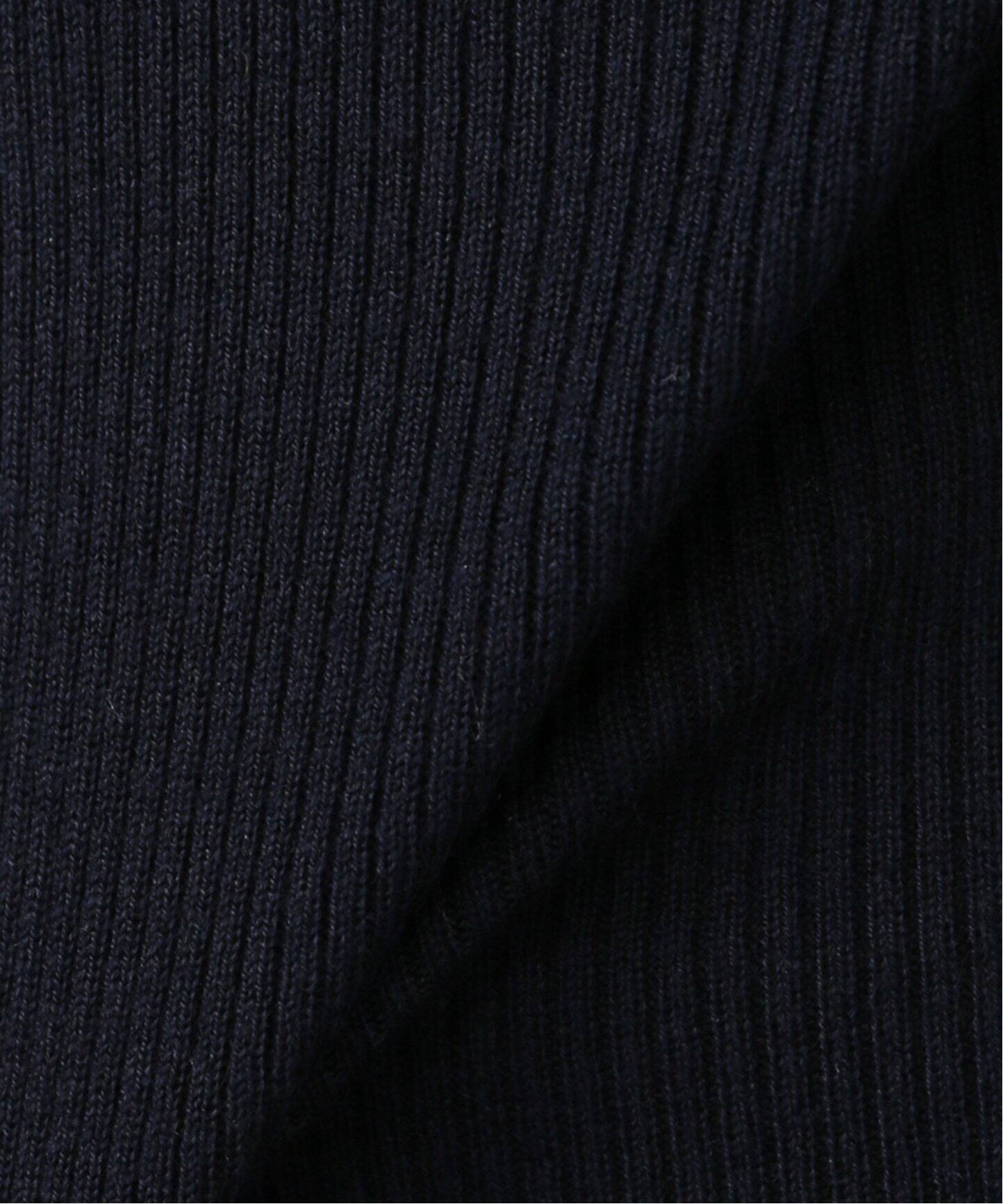 Deuxieme Classe アプロンブRIBBED FOLDED NECK APLOMB/アプロンブ】 RIBBED FOLDED NECK セーター（ニット