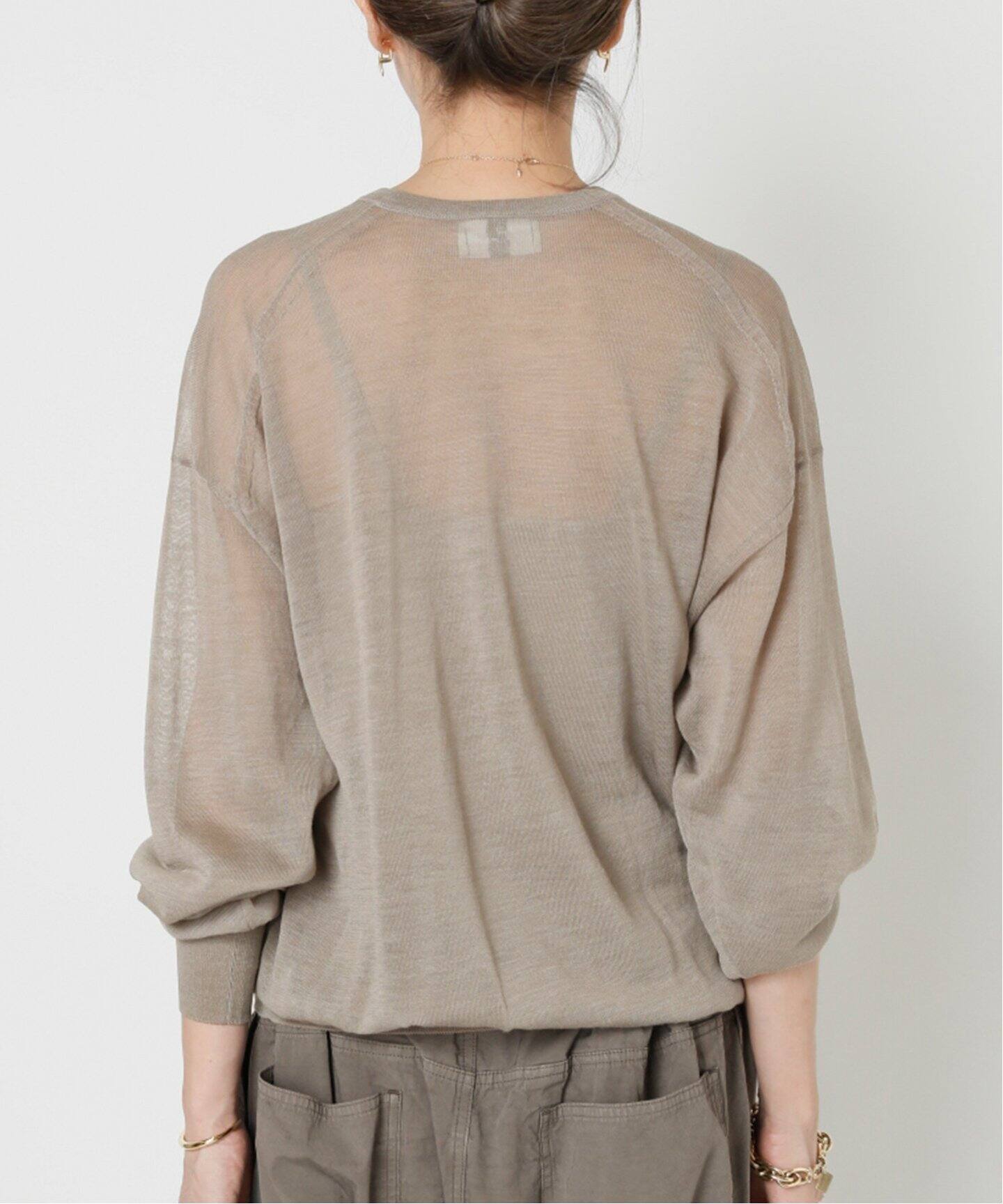 HERILL/ヘリル】RUMMY HIGHGAUGE クルーネックニット（ニット  