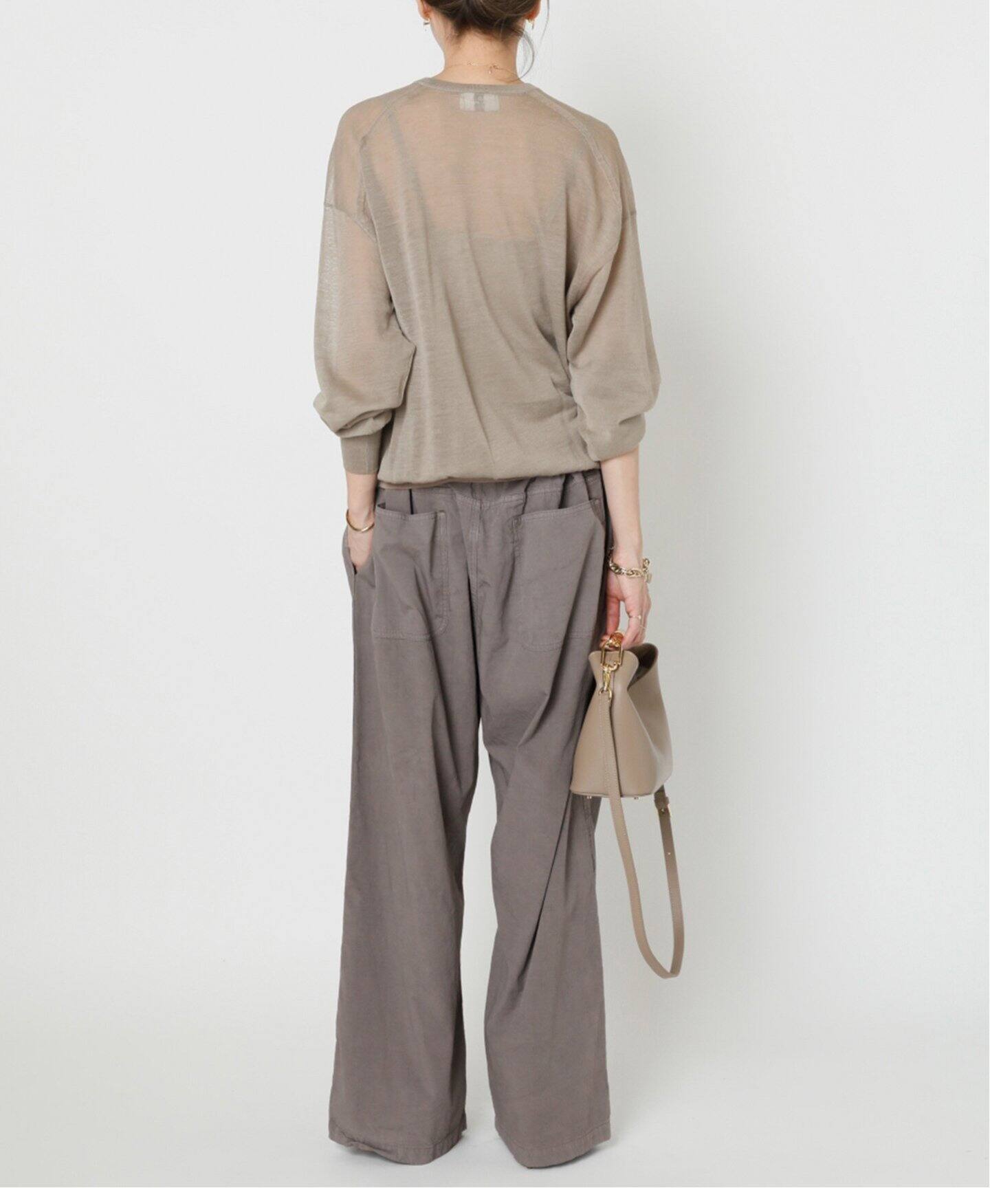 HERILL/ヘリル】RUMMY HIGHGAUGE クルーネックニット（ニット  