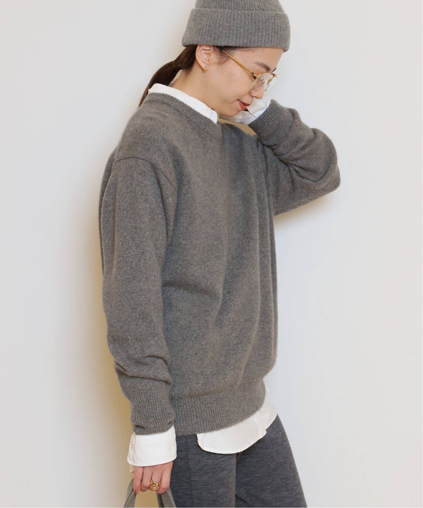 HERILL/ヘリル】 GOLDENCASH プルオーバーニット（ニット／セーター  