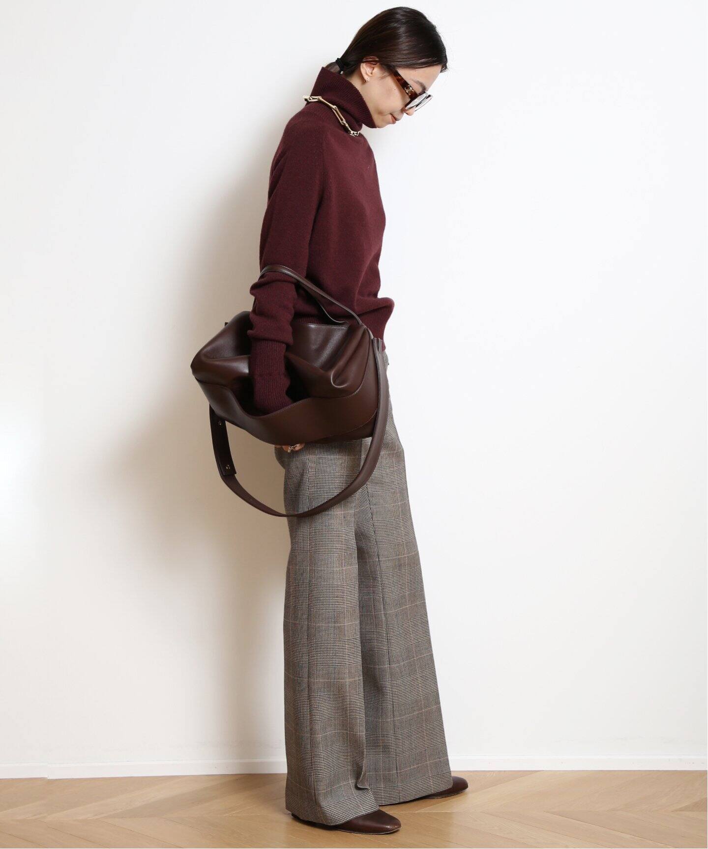 ヴィクトリア・ベッカム ハイネックニット VICTORIA BECKHAM/ヴィクトリアベッカム】タートルネックニット(PORT