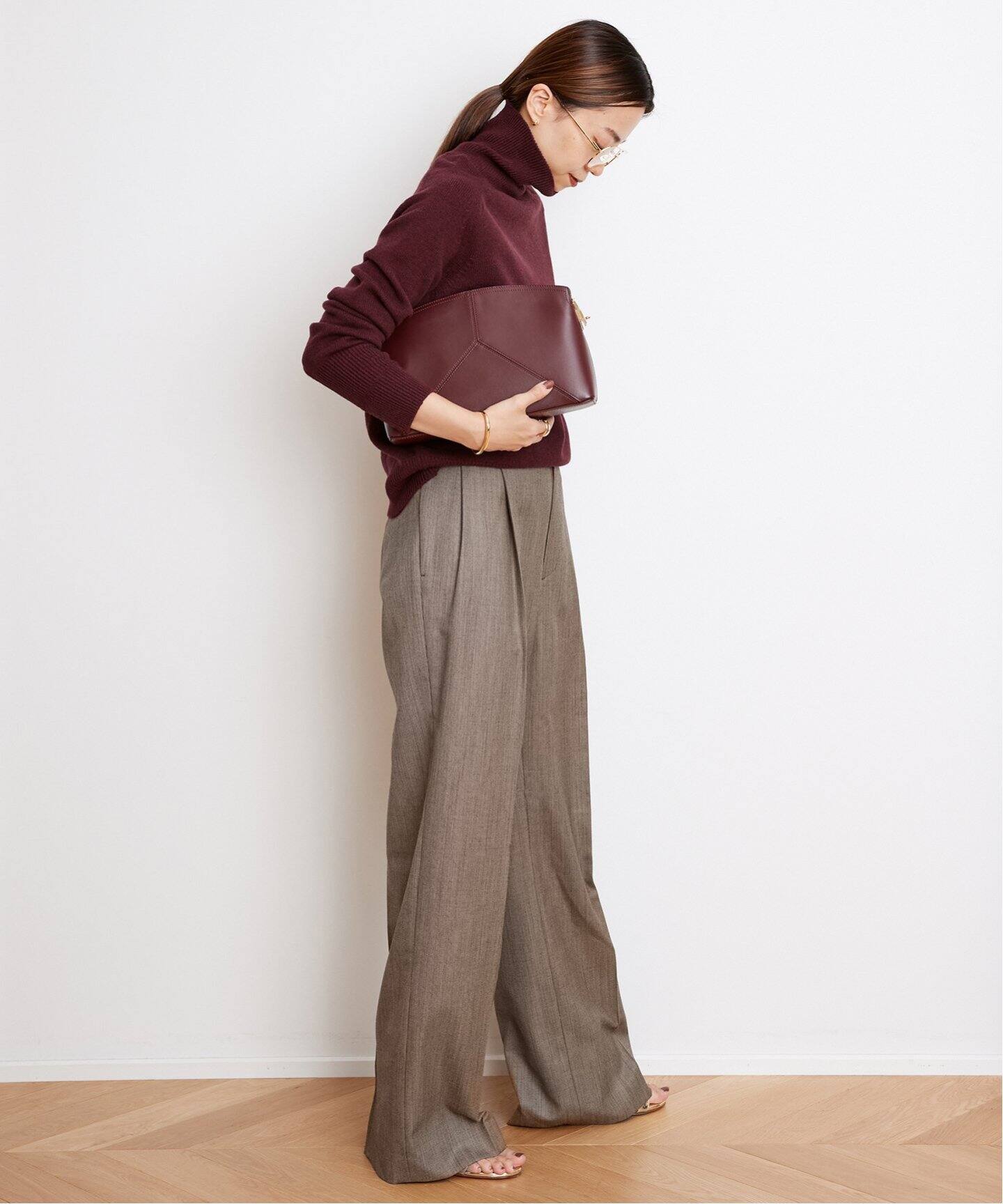 ヴィクトリア・ベッカム ハイネックニット VICTORIA BECKHAM/ヴィクトリアベッカム】タートルネックニット(PORT