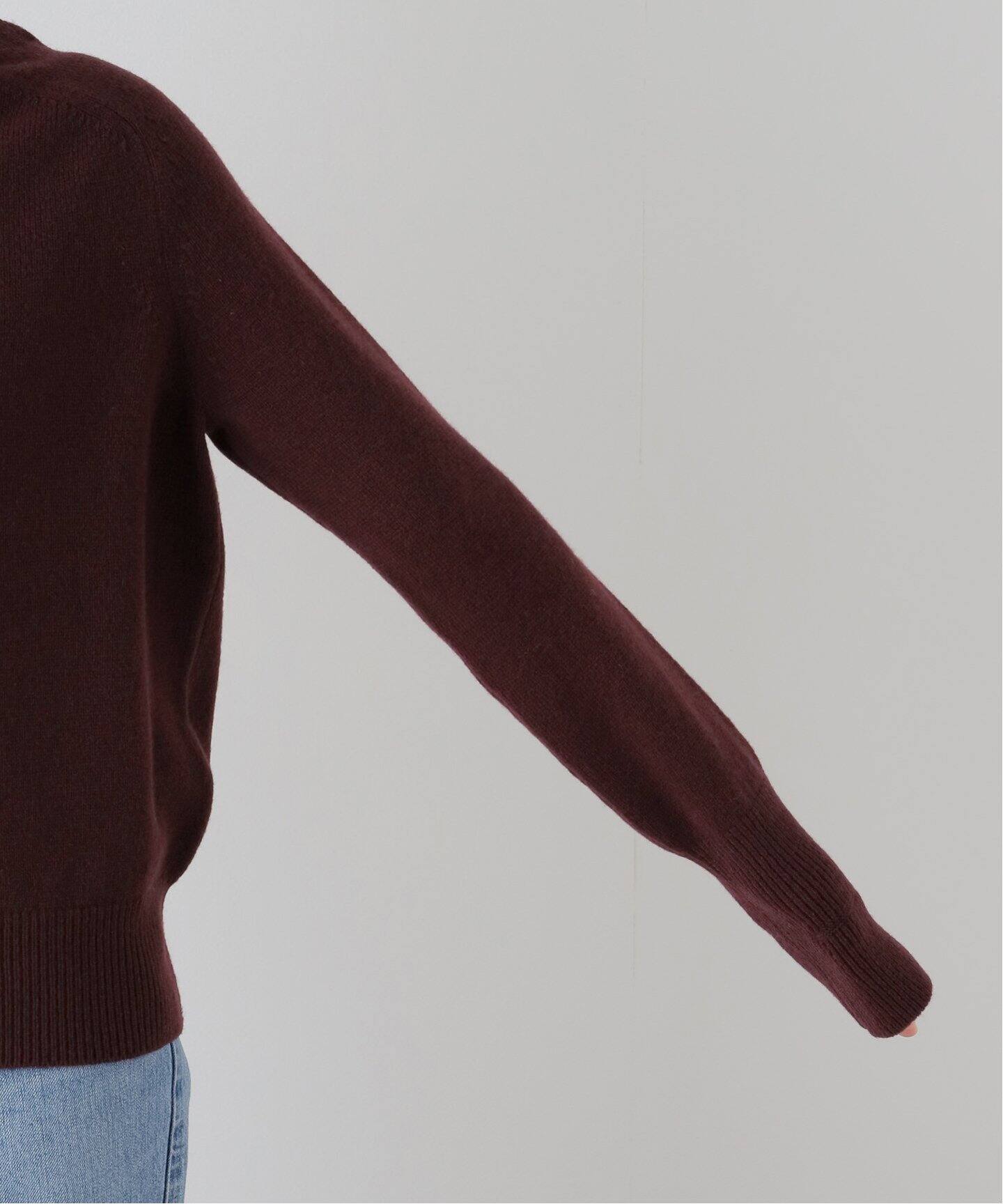 【美品】ヴィクトリアベッカム カシミヤ100% タートルネック 長袖 ニット 茶 VICTORIA BECKHAM/ヴィクトリアベッカム】タートルネックニット(PORT