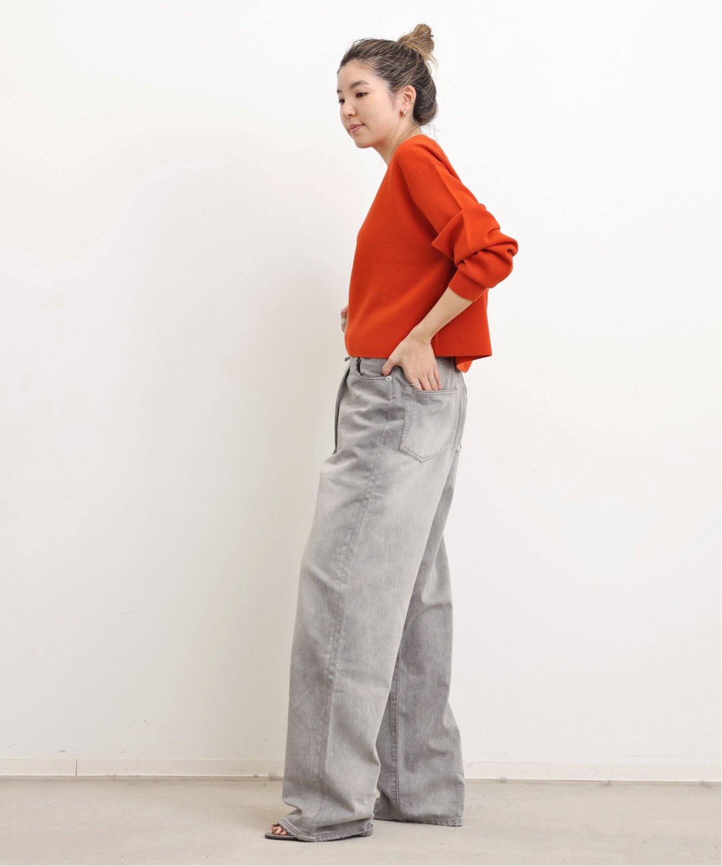 SHORT CREW NECK KNIT（ニット／セーター）｜L