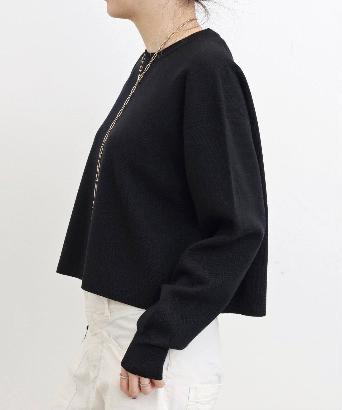 SHORT CREW NECK KNIT（ニット／セーター）｜L