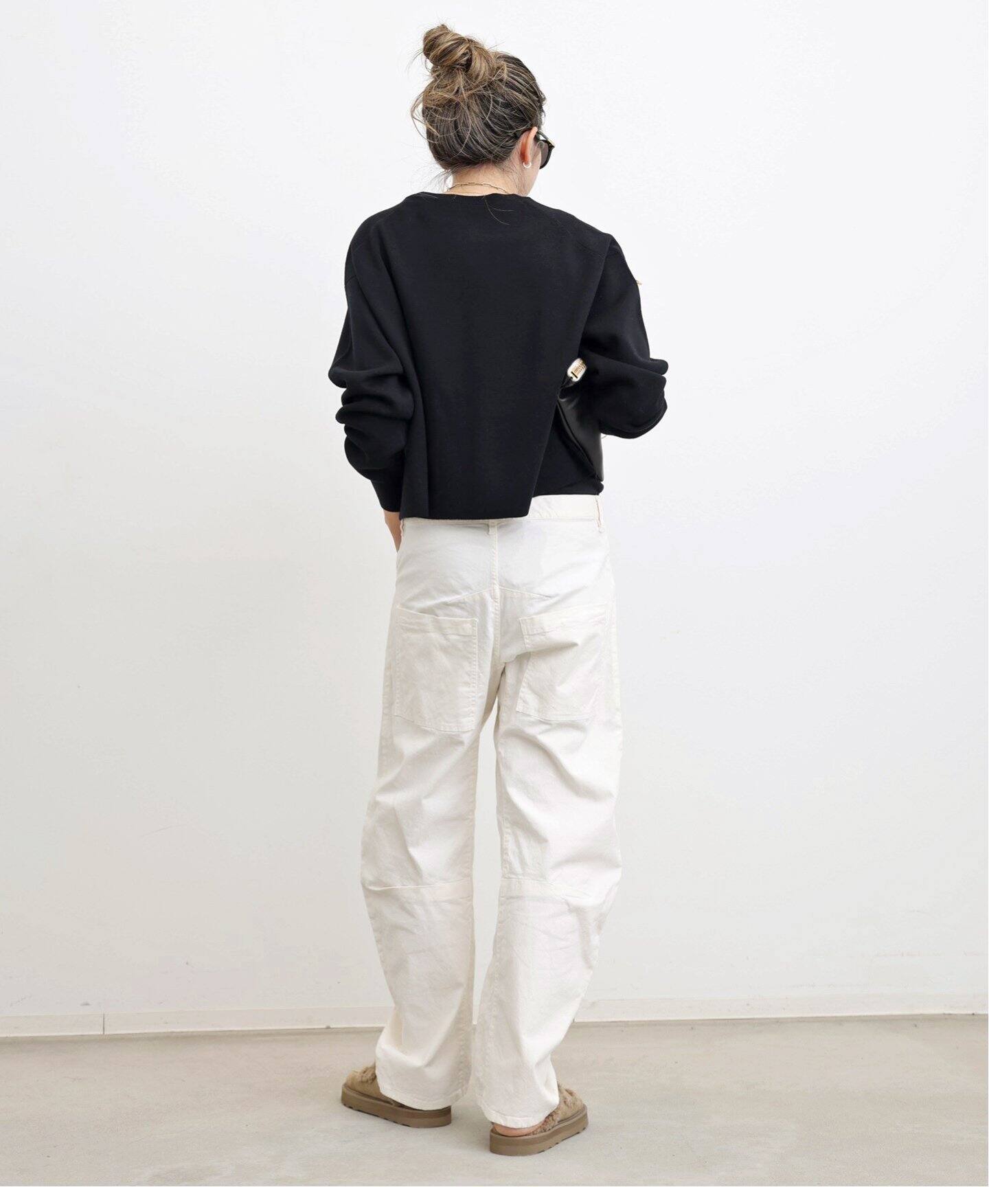 SHORT CREW NECK KNIT（ニット／セーター）｜L