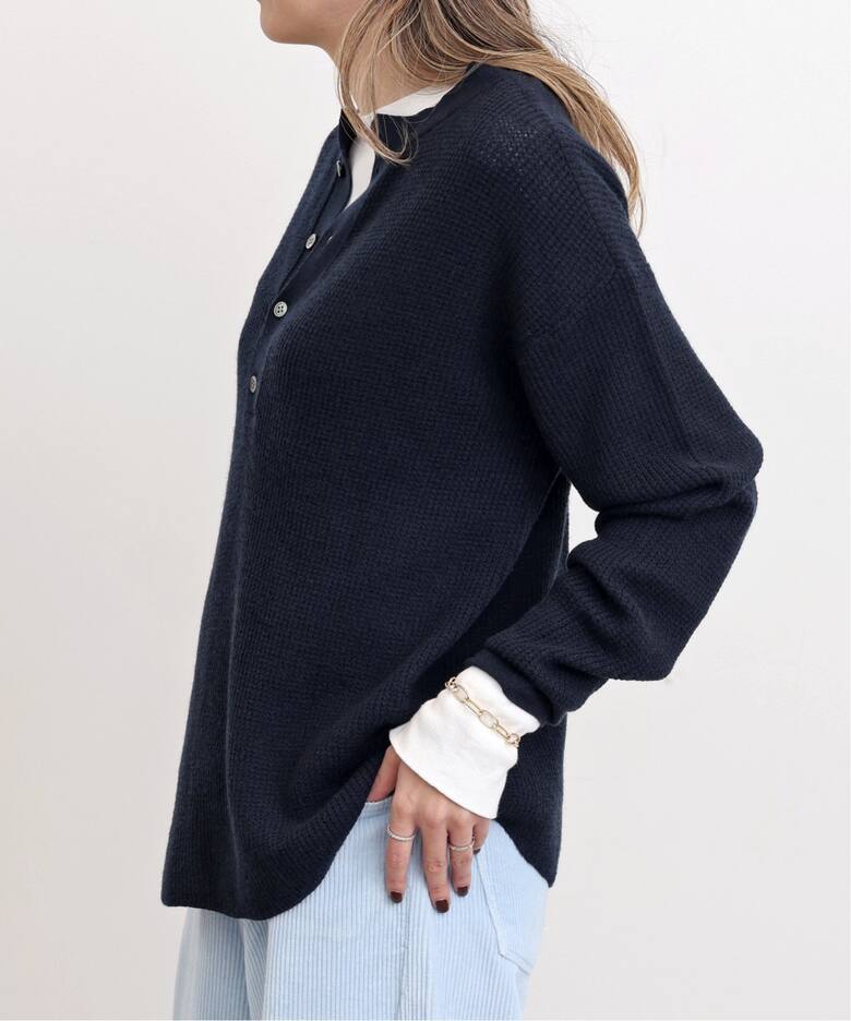 Cashmere Thermal Knit（ニット／セーター）｜L