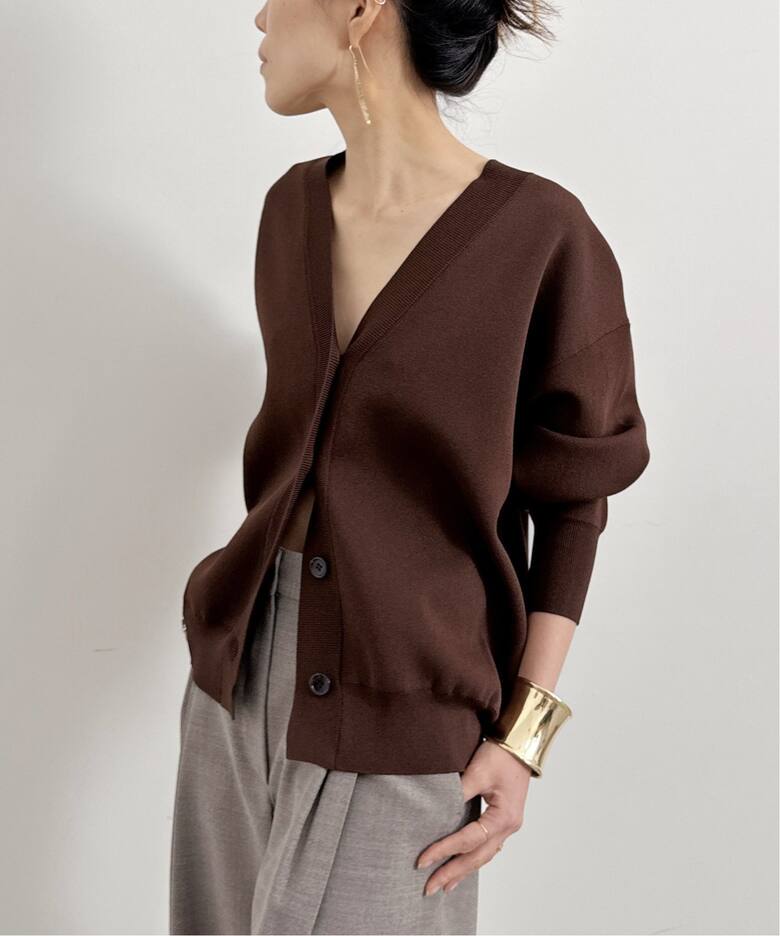 Knit Vneck Cardigan（ニット／セーター）｜L 