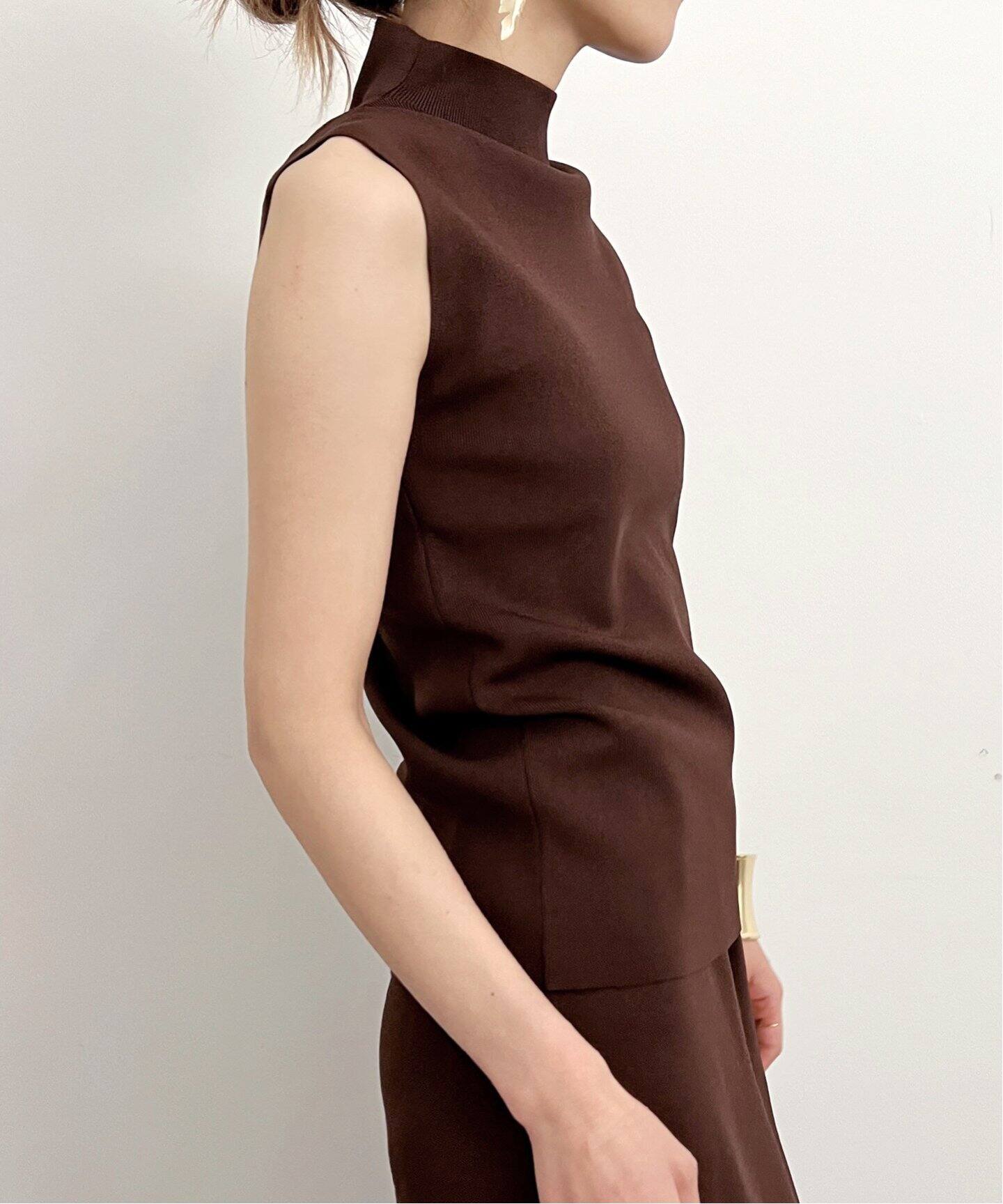 No Sleeve Knit（ニット／セーター）｜L 