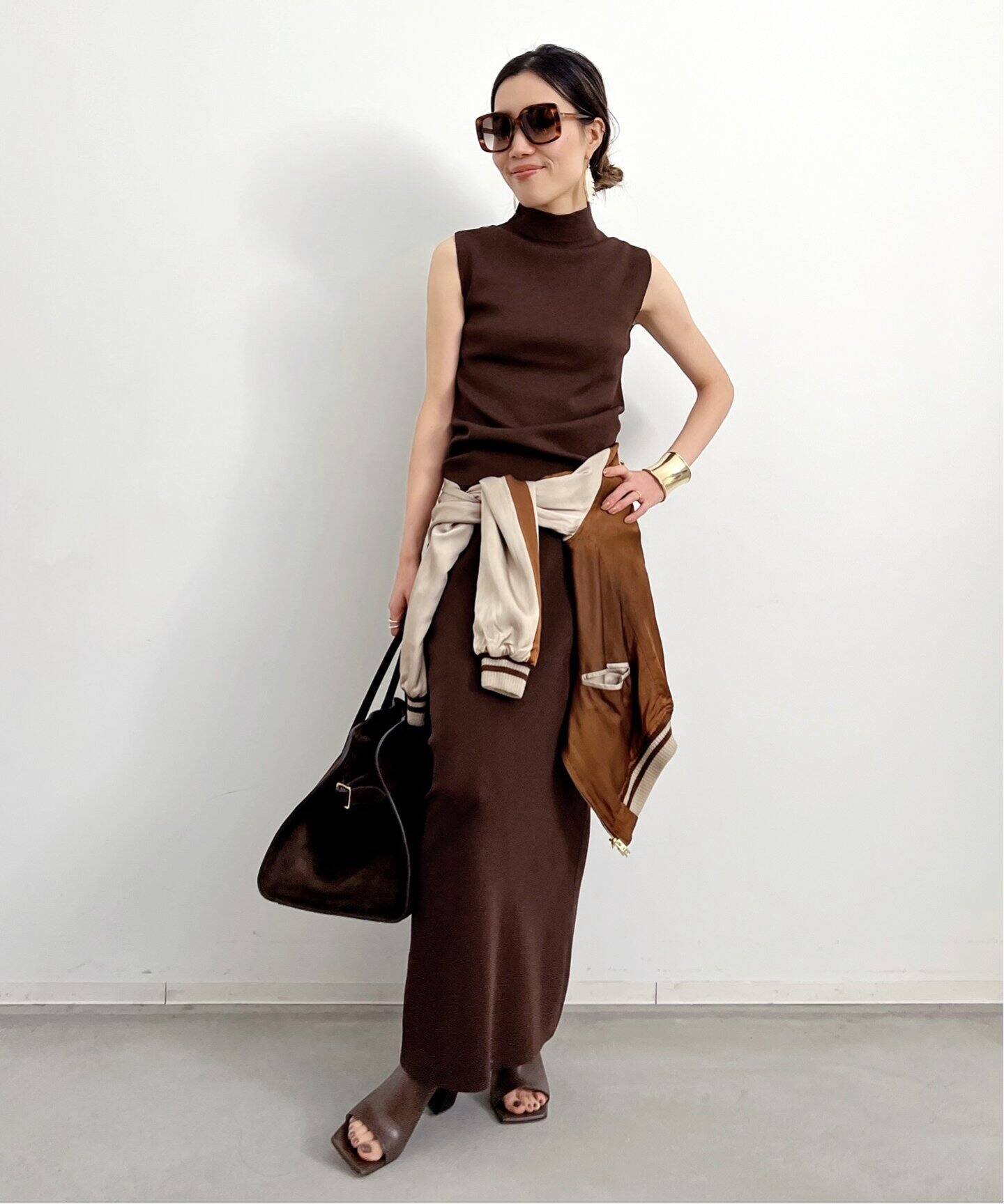 No Sleeve Knit（ニット／セーター）｜L 