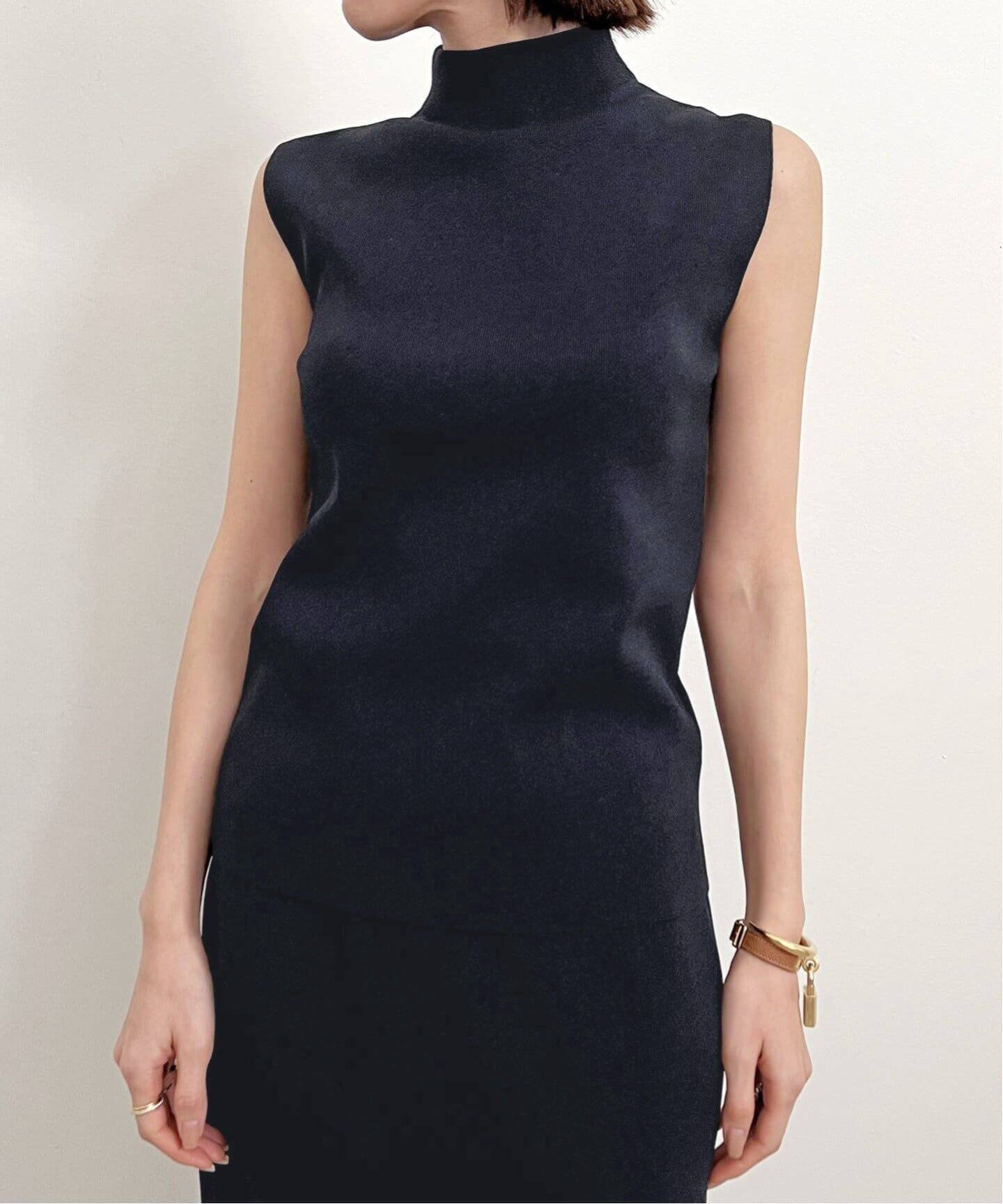 No Sleeve Knit（ニット／セーター）｜L 