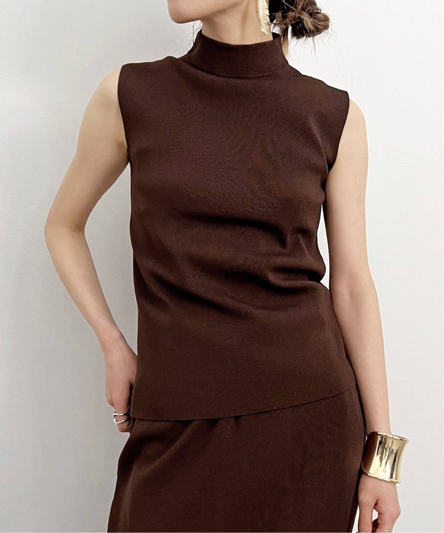 No Sleeve Knit（ニット／セーター）｜L 