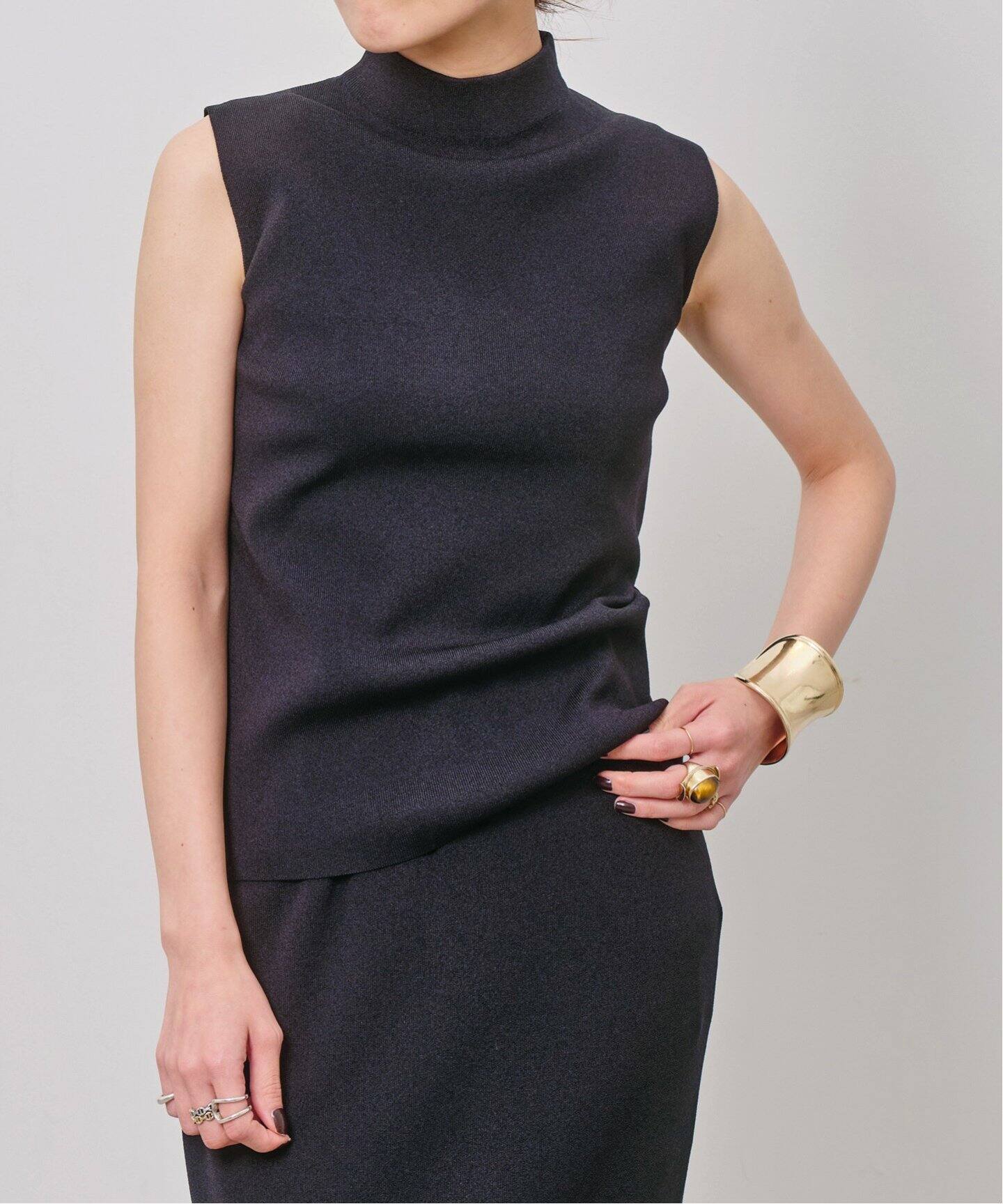 No Sleeve Knit（ニット／セーター）｜L 