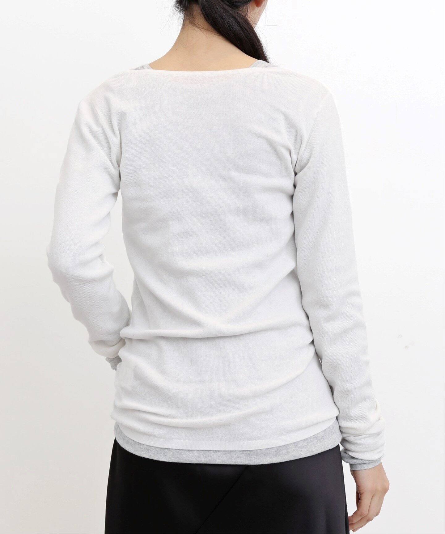 GOOD GRIEF!/グッドグリーフ】 HENLEY RIB KNIT TOP（ニット／セーター 