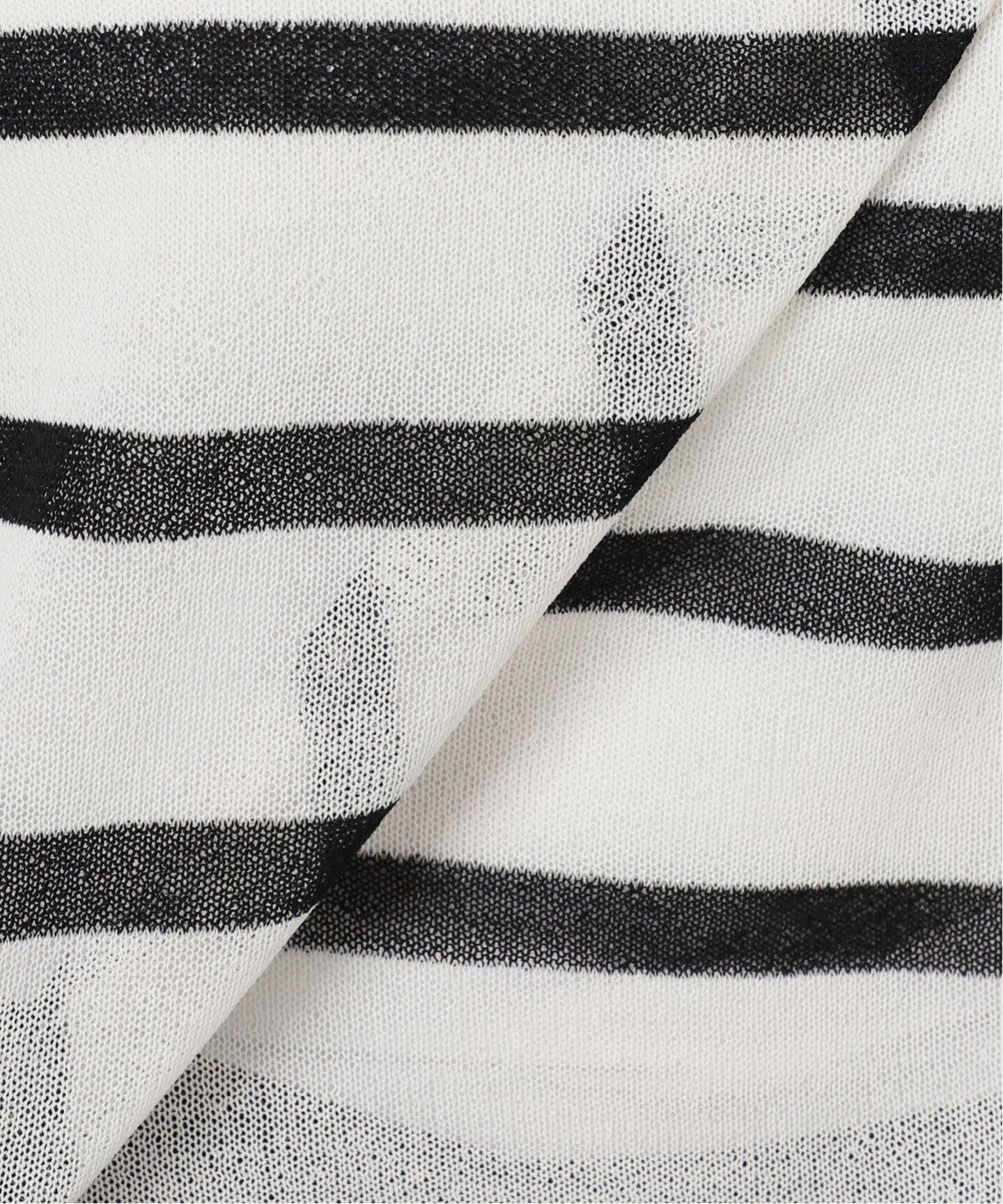 Border Sheer Knit（ニット／セーター）｜L 