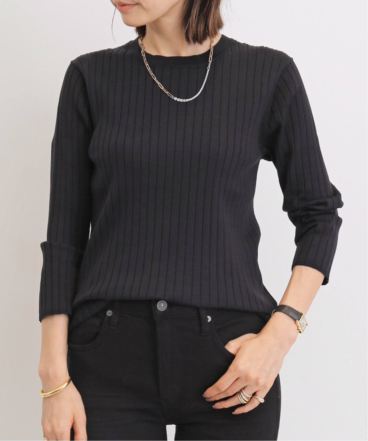 Washable Silk Knit Pull Over（ニット／セーター）｜L