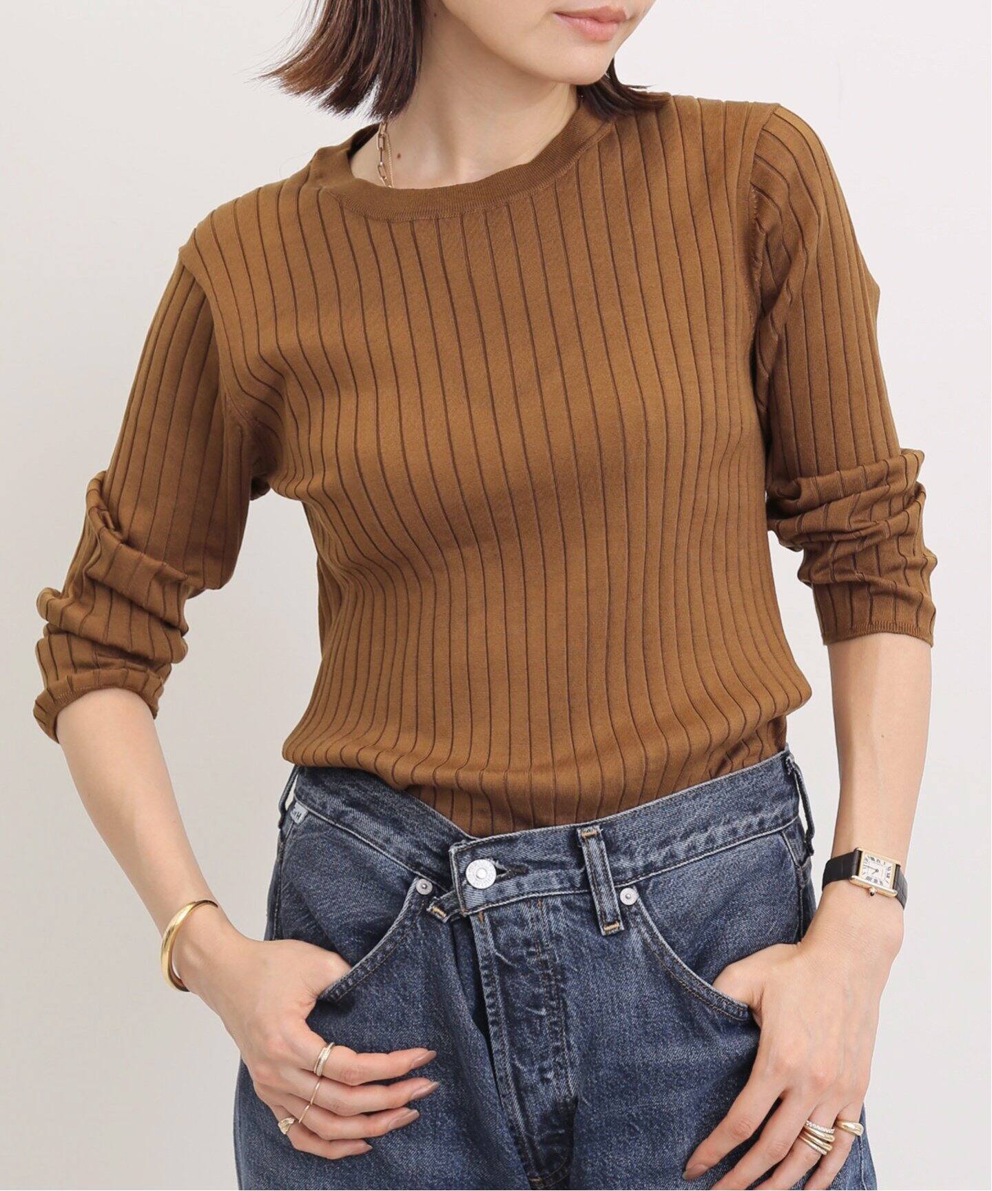 Washable Silk Knit Pull Over（ニット／セーター）｜L 