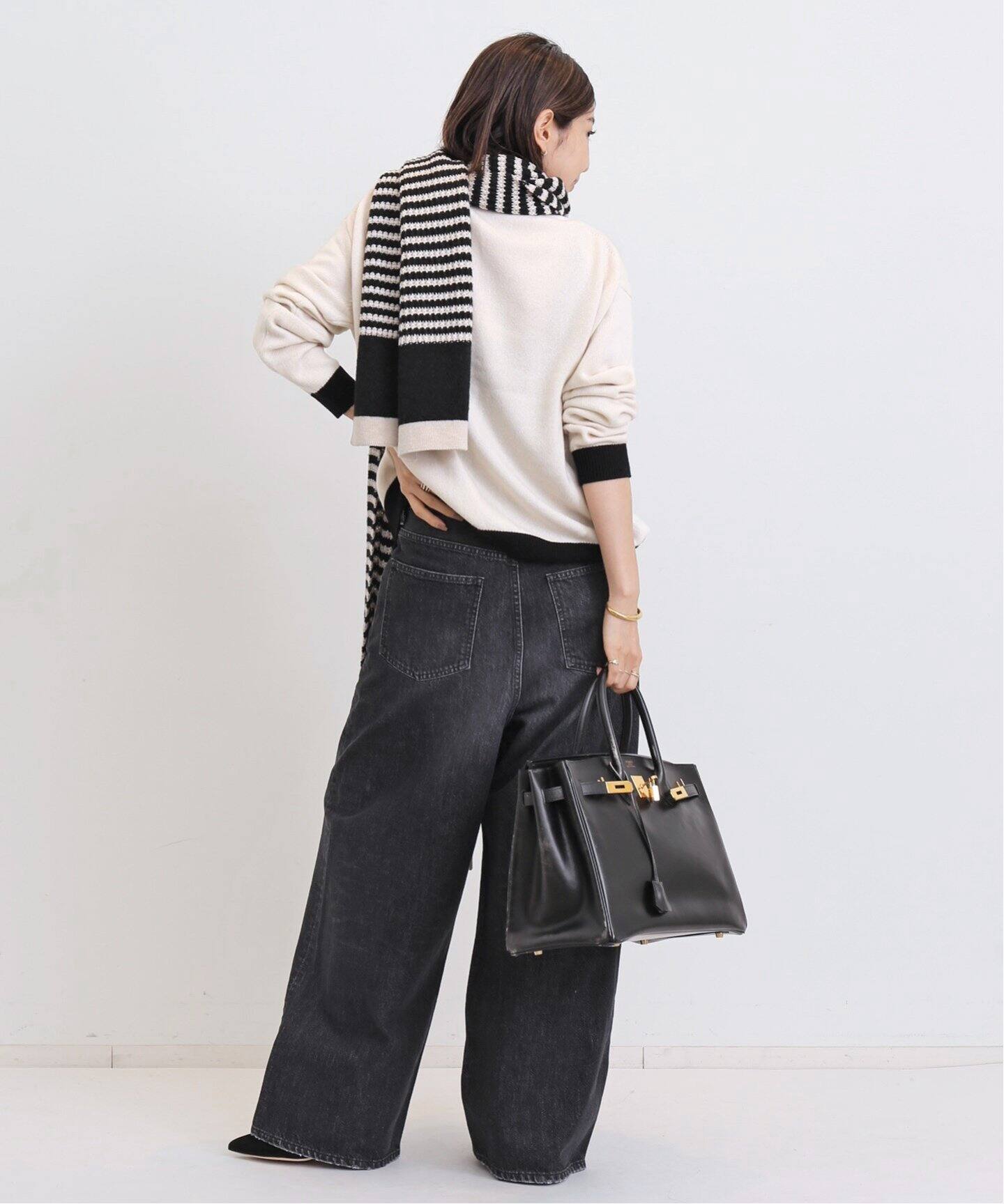 BICOLOR CARDIGAN（カーディガン）｜L 