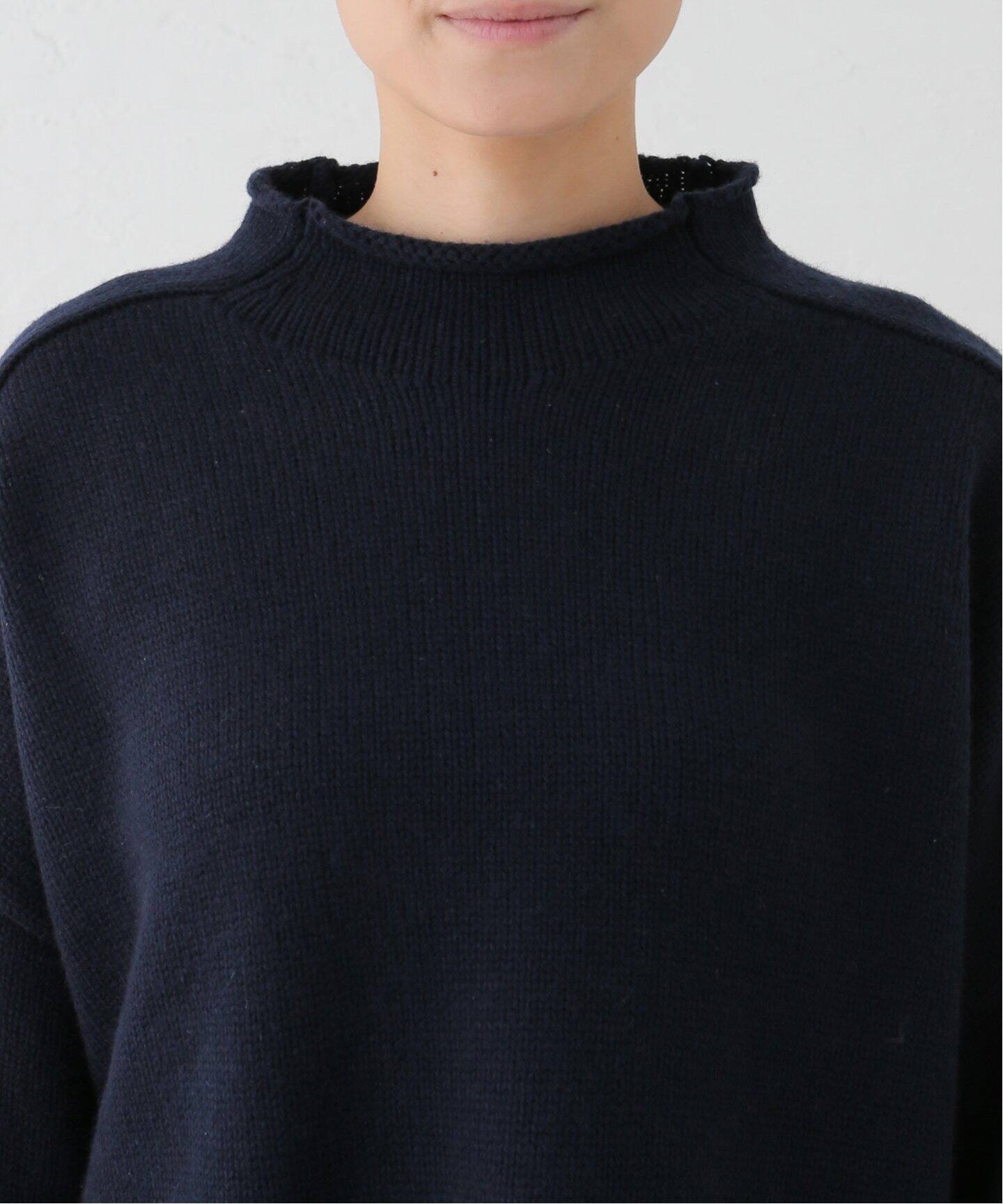 CROPPED KNIT With line.（ニット／セーター）｜L 