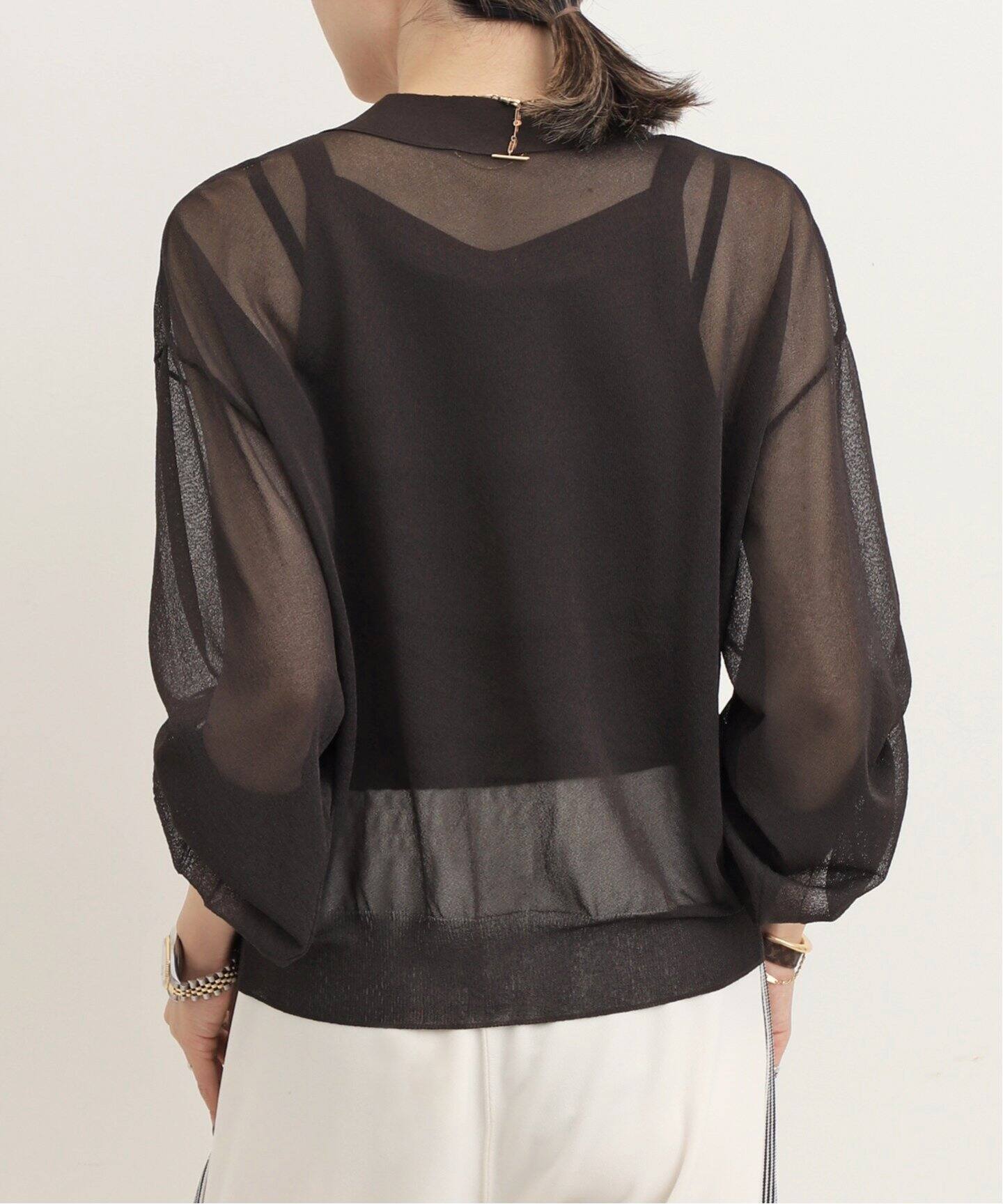 Sheer Cardigan（カーディガン）｜L