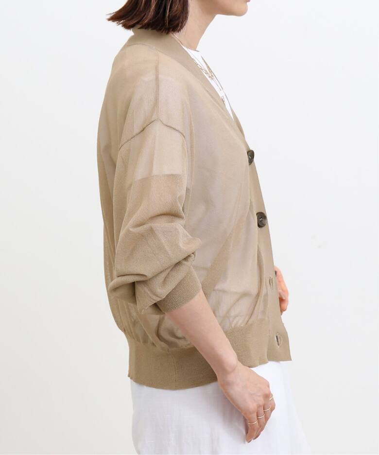 Sheer Cardigan（カーディガン）｜L 