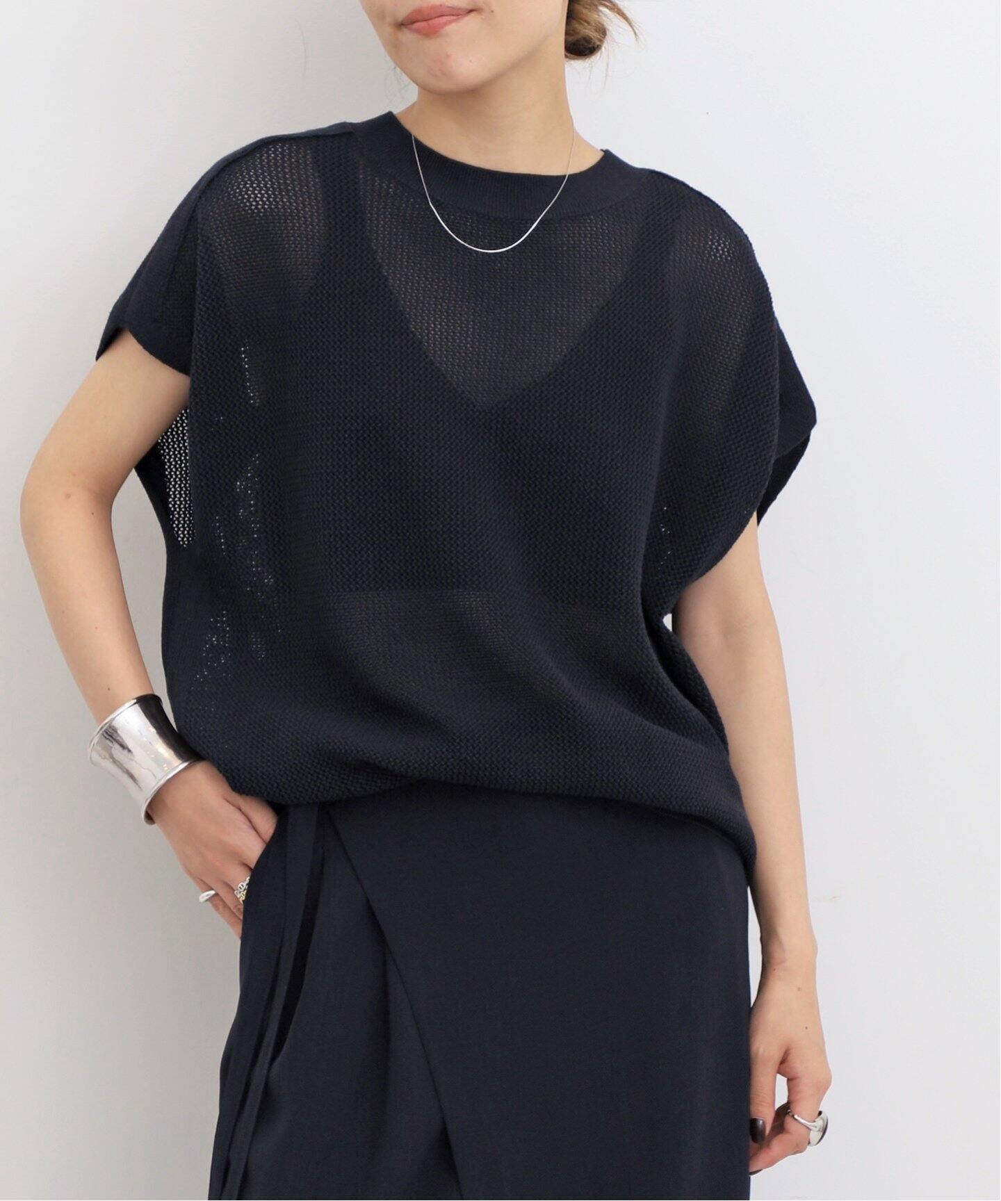 Mesh Knit（ニット／セーター）｜L