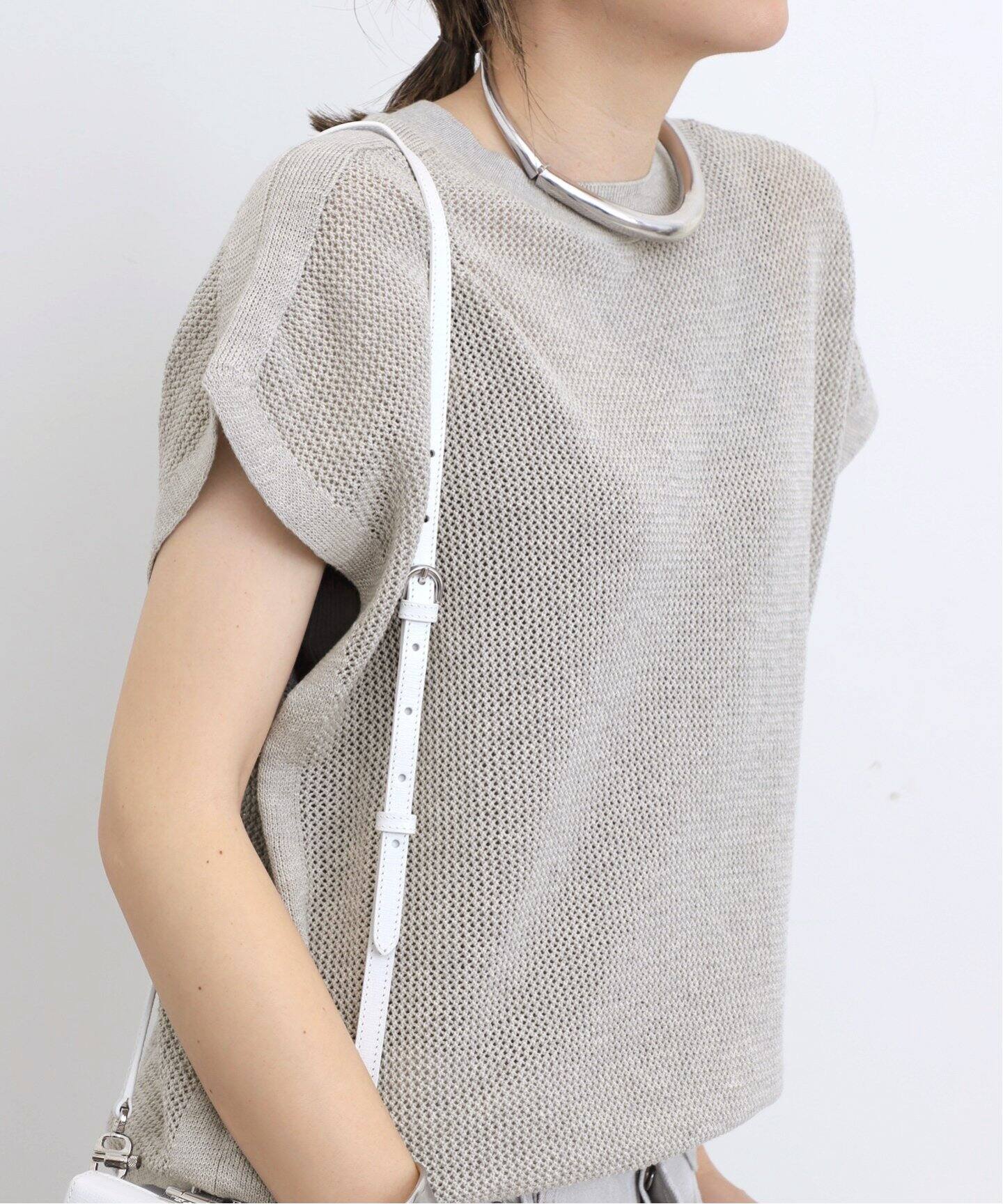 Mesh Knit（ニット／セーター）｜L 