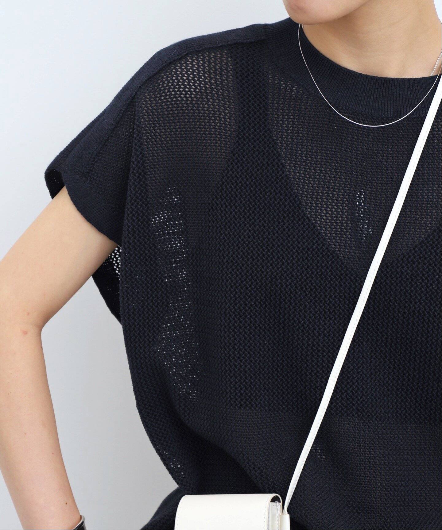 Mesh Knit（ニット／セーター）｜L 