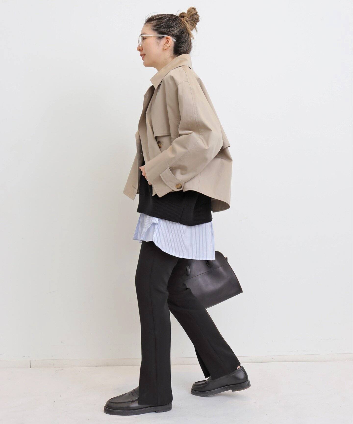 COTTON WOOL KNIT VEST（ニット／セーター）｜L