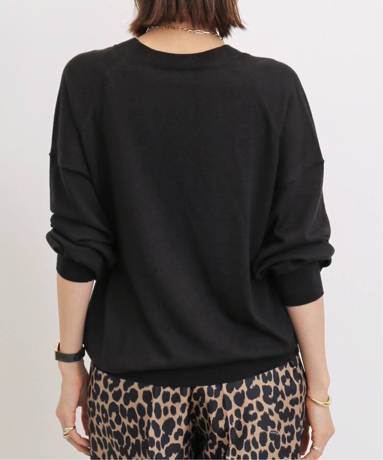 WISH High Gauge V Neck Pullover（ニット／セーター）｜L