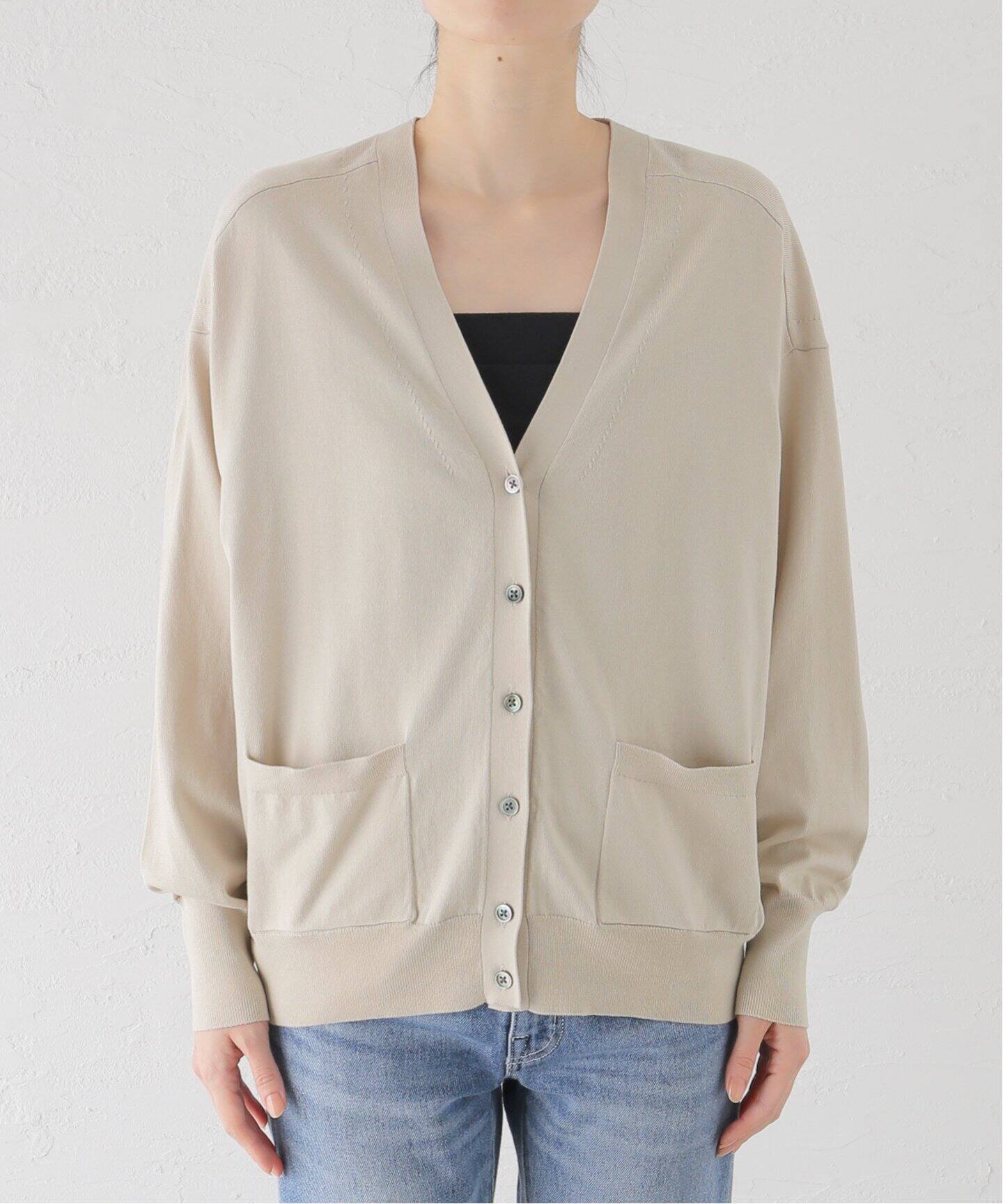 BASIC KNIT CARDIGAN（ニット／セーター）｜L 