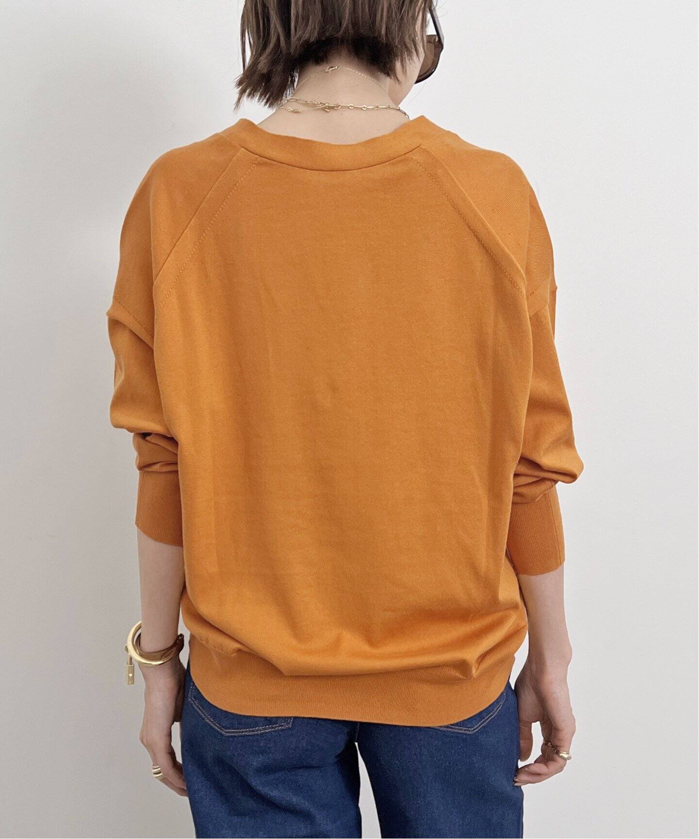 BASIC KNIT V PULLOVER（ニット／セーター）｜L