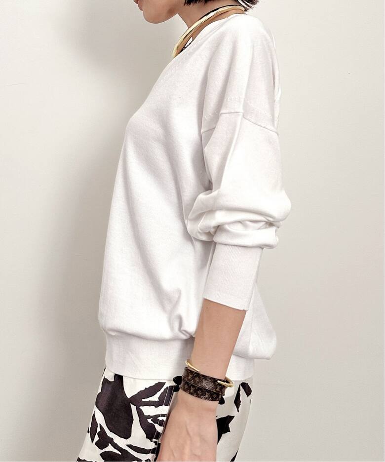 BASIC KNIT V PULLOVER（ニット／セーター）｜L 