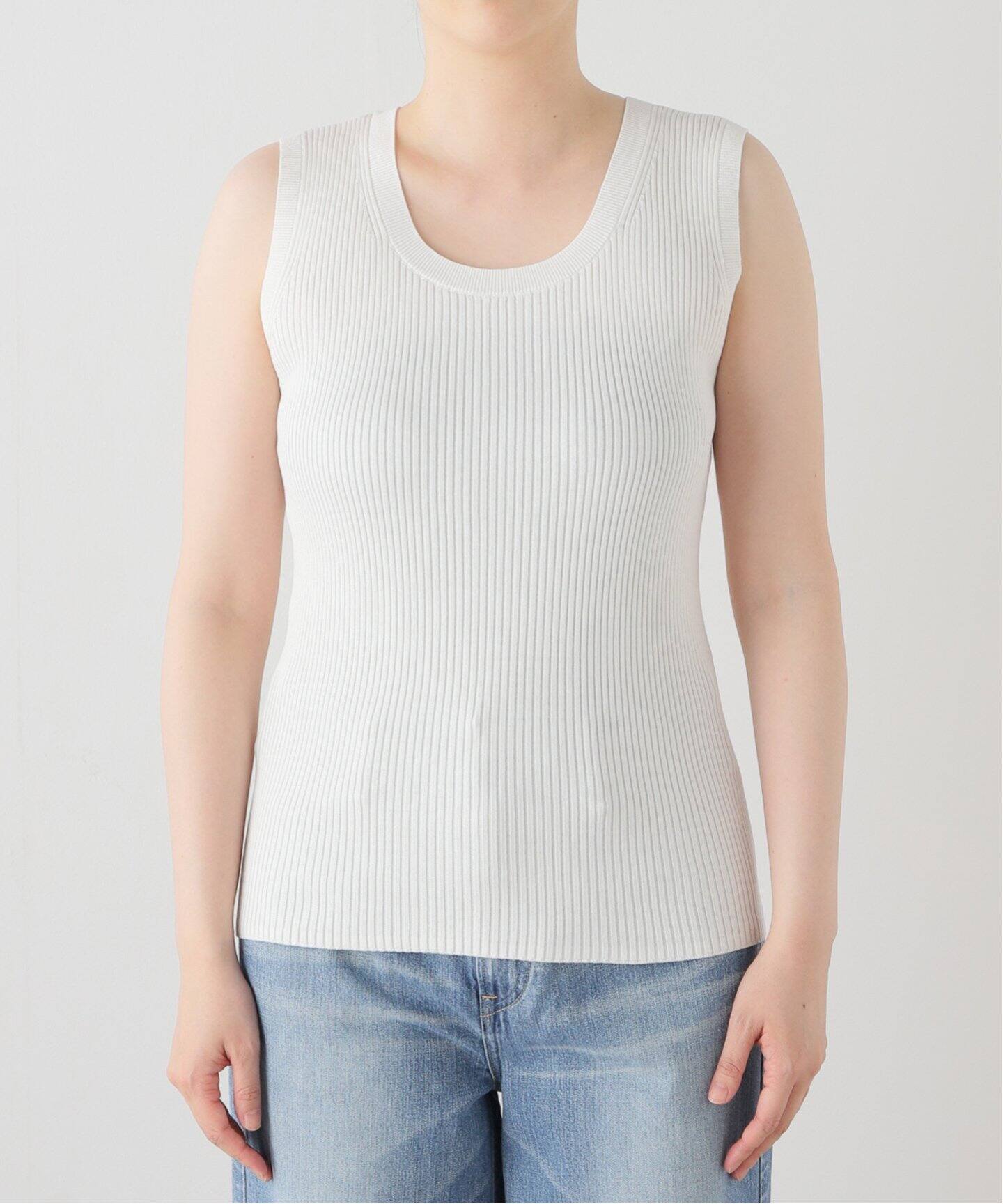 【公式】フジのお歳暮・冬ギフト Cotton Silk Tank Knit（ニット／セーター）｜L'Appartement トップス