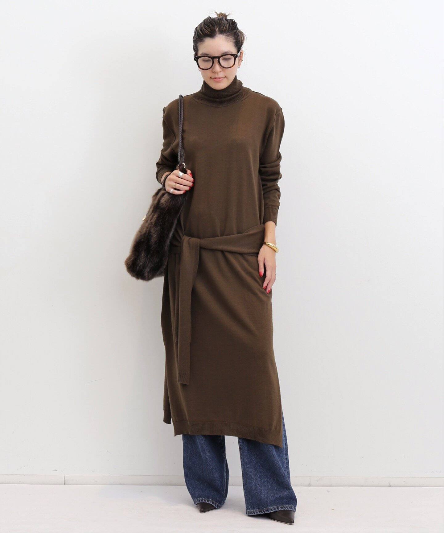 LE MAIRE/ルメール】 TROMPE LOEIL DRESS（ニットワンピース）｜L  