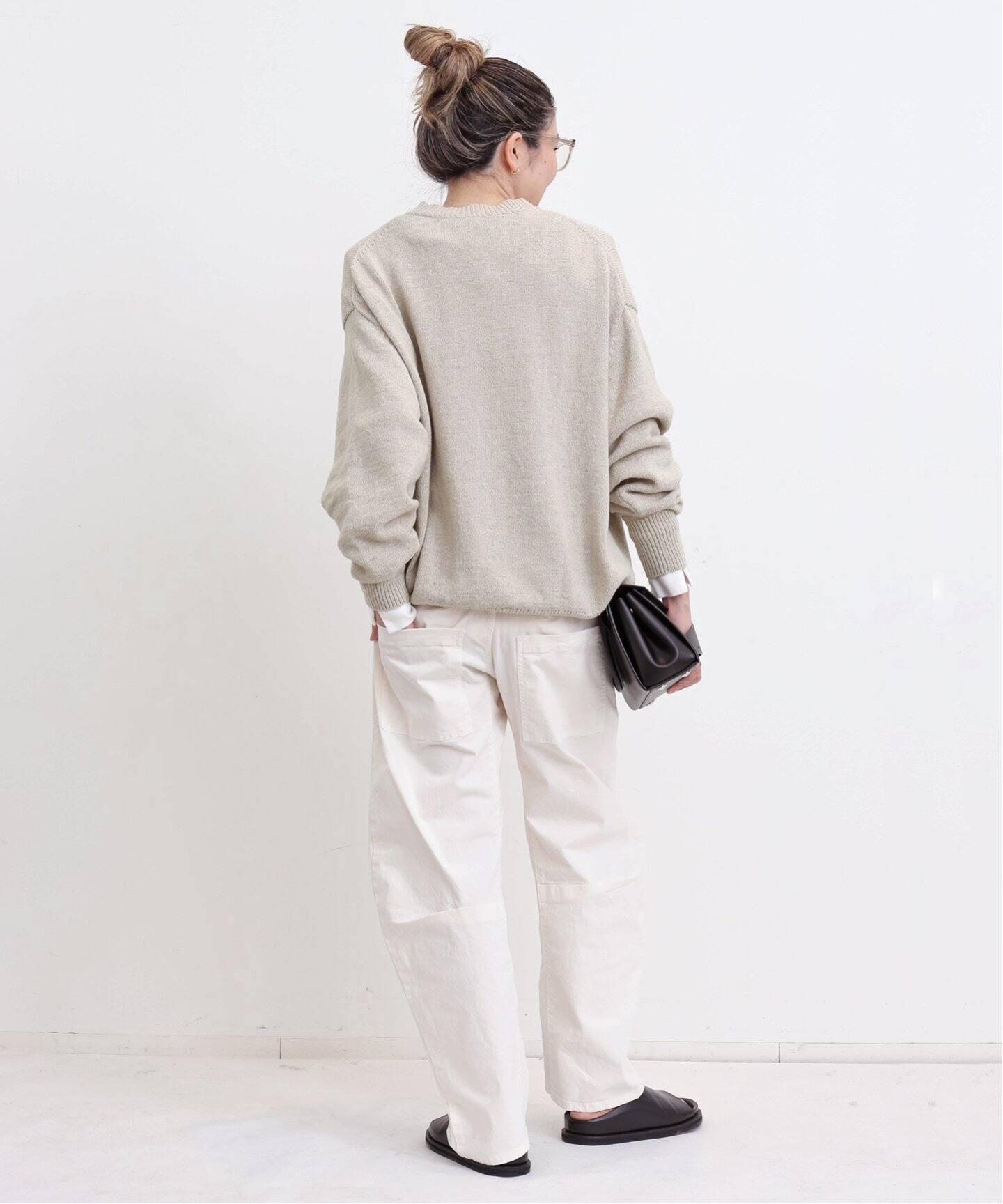 STUDIO NICHOLSON/スタジオ ニコルソン】 CREW NECK KNIT（ニット 