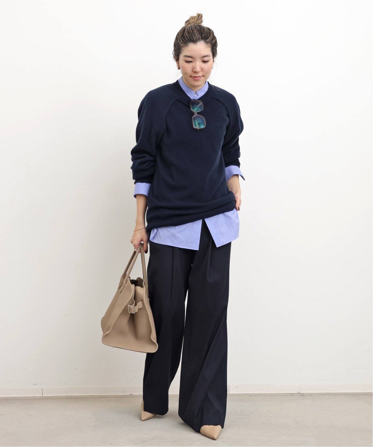 TIBI/ティビ】 EASY COZY SWEATER（ニット／セーター）｜L