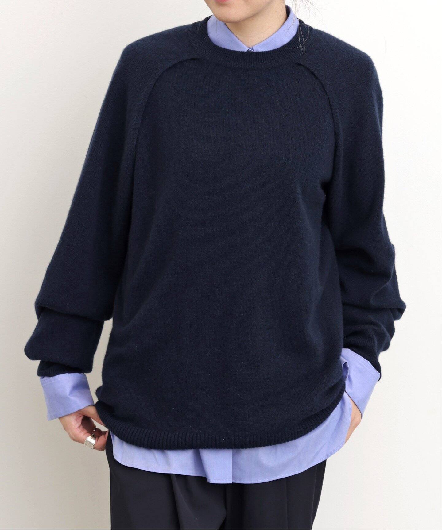 TIBI/ティビ】 EASY COZY SWEATER（ニット／セーター）｜L