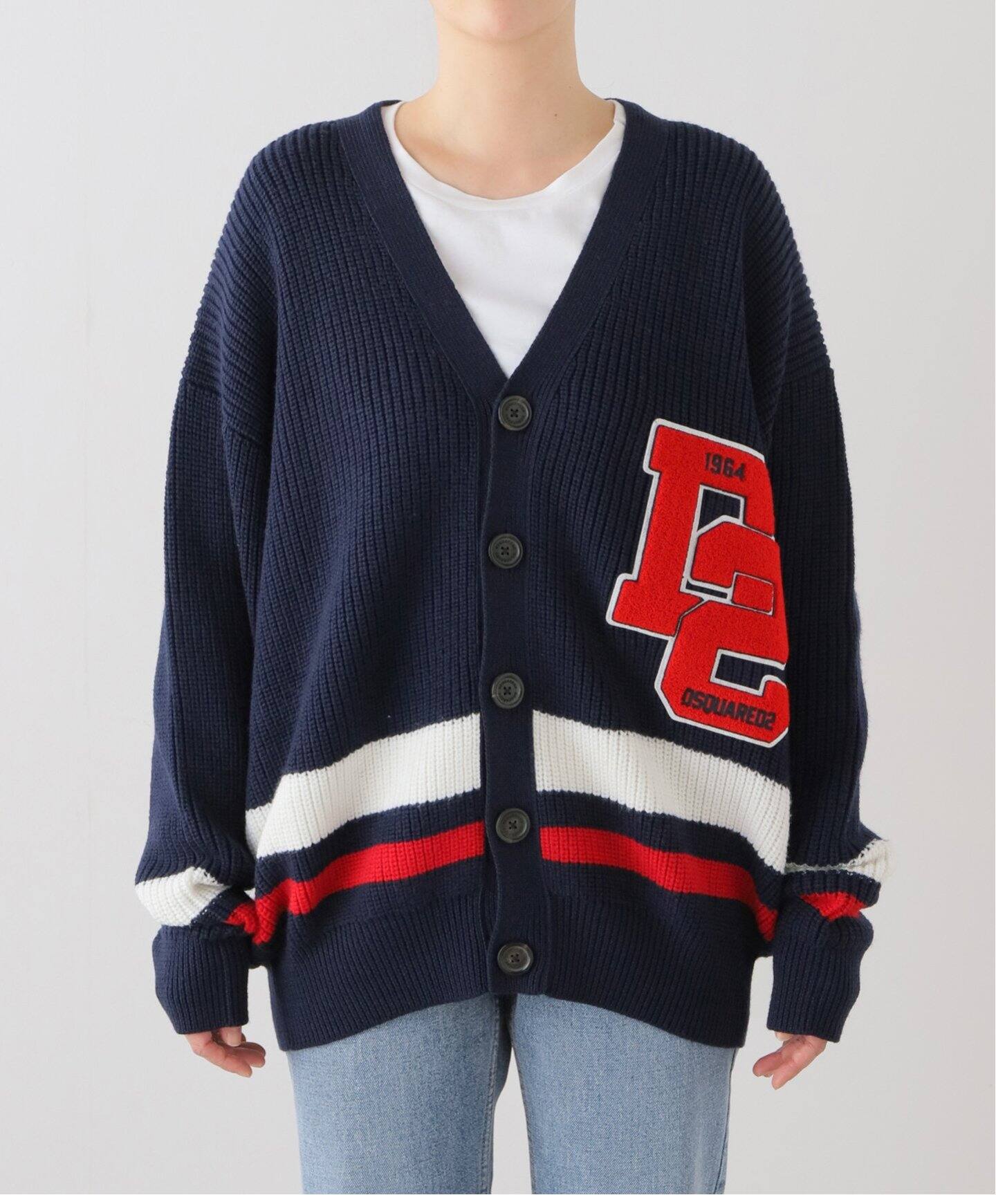 DSQUARED2/ディースクエアード】 KNIT CARDIGAN（ニット／セーター 