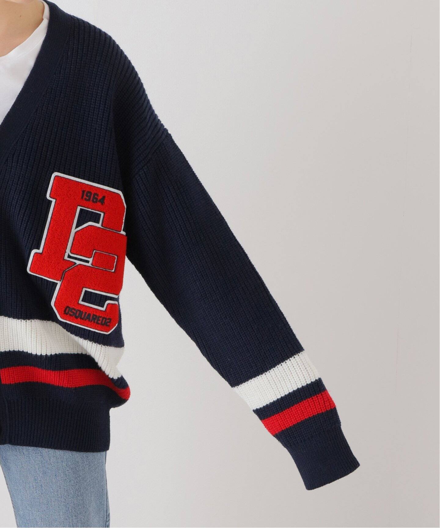 DSQUARED2/ディースクエアード】 KNIT CARDIGAN（ニット／セーター 