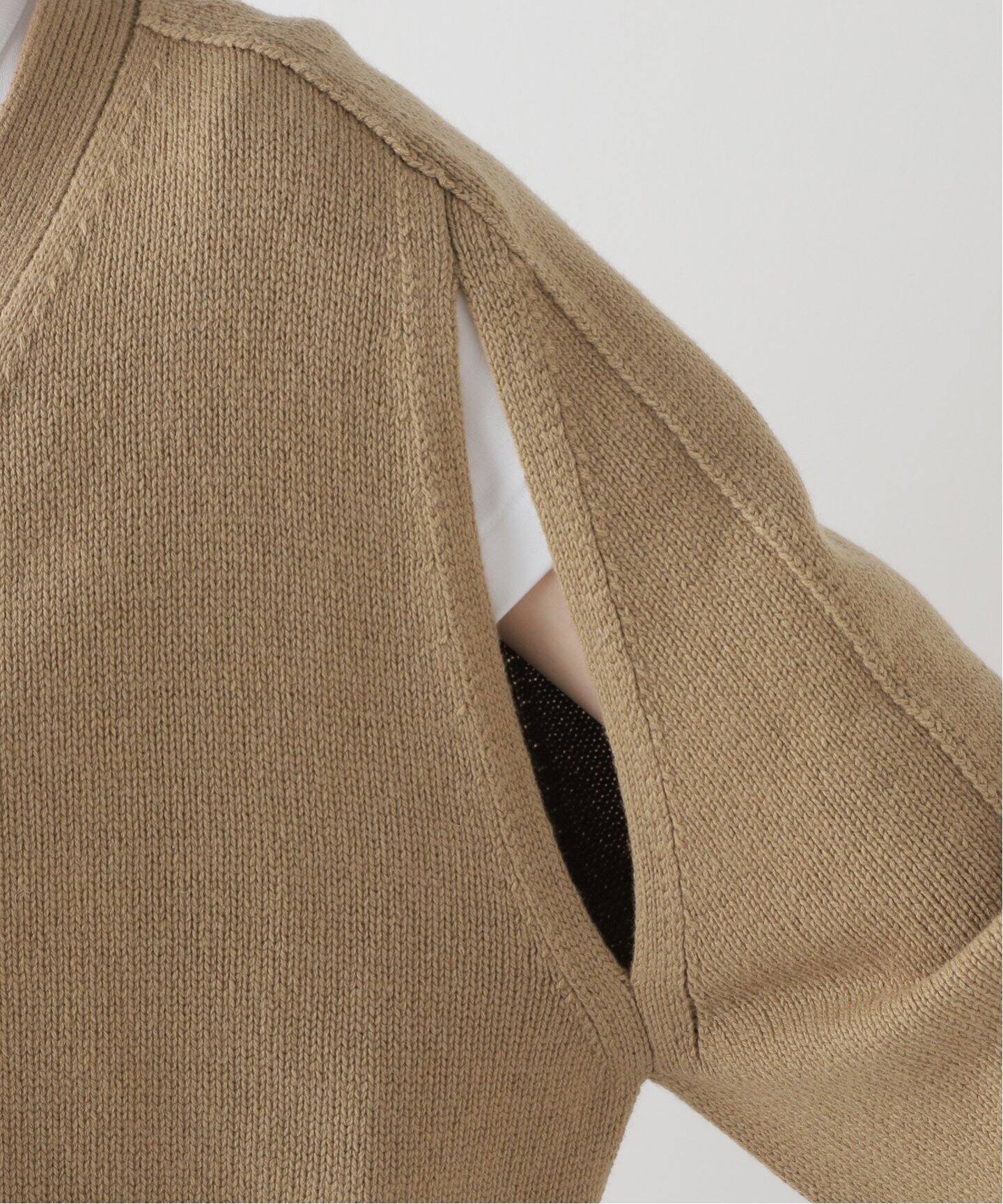 MARIA MCMANUS/マリア マクマナス】 CROP DEEP V CARDIGAN  