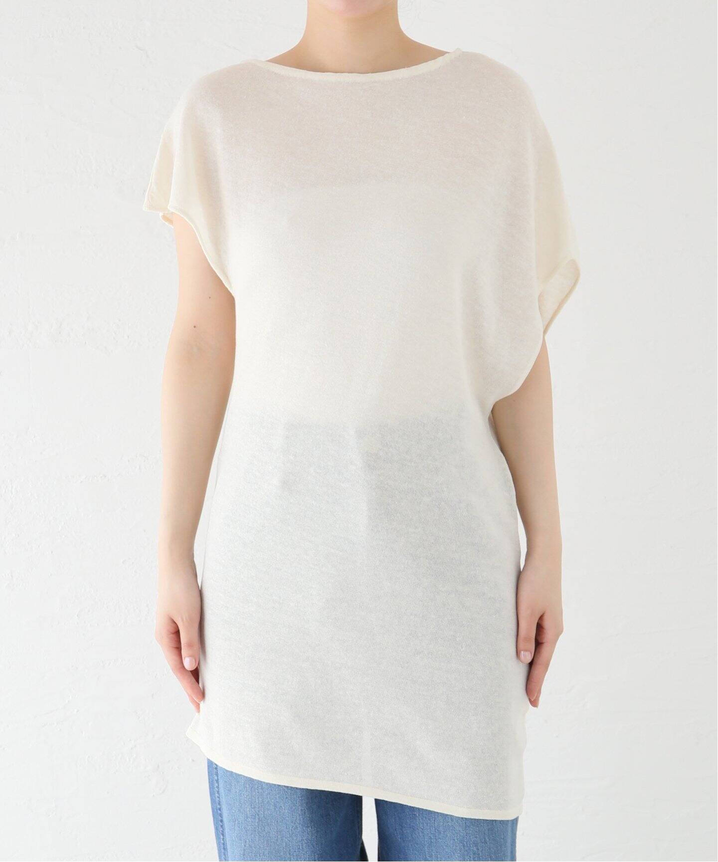 RUOHAN/ローハン】 SHELL KNITTED YUME TOP（ニット／セーター）｜L 