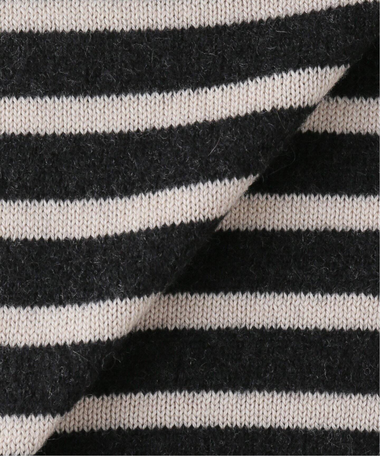 ROBERTO COLLINA/ロベルト コリーナ】 GIROCOLLO BORDER SWEATER  