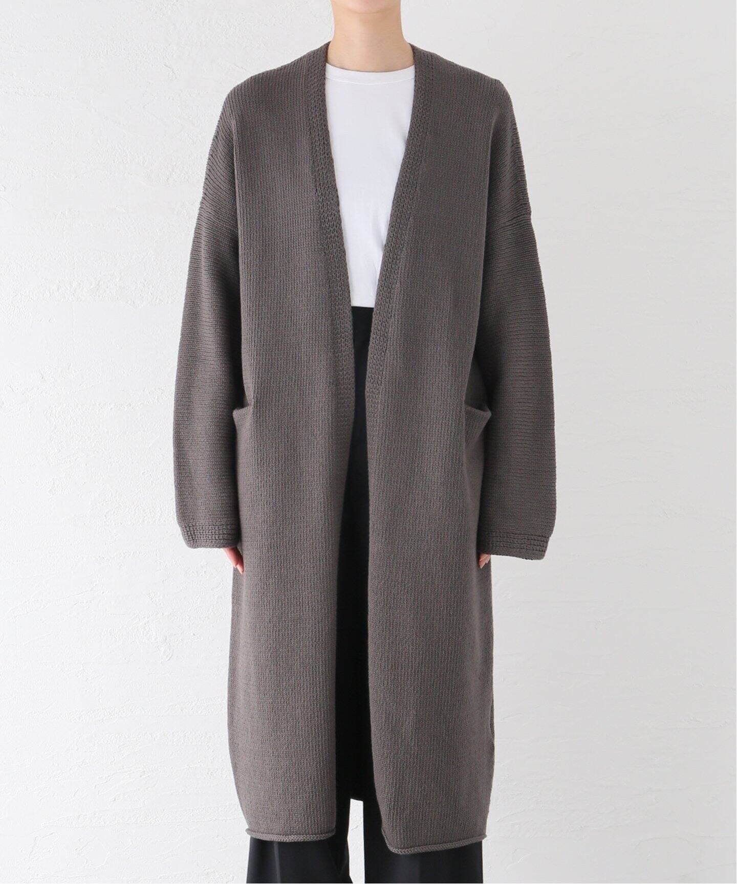 LAUREN MANOOGIAN/ローレン マヌージアン】 LONG OPEN CARDIGAN  